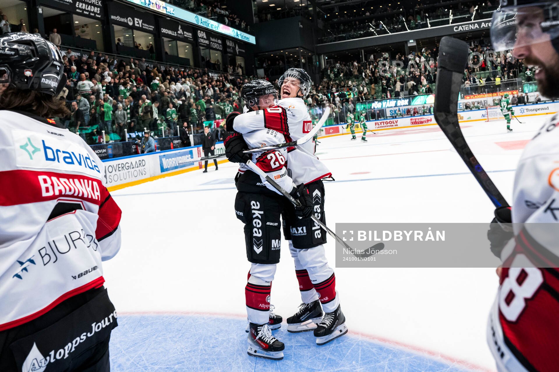 Malmö Redhawks Teemu Kivihalme ochWilliam von Barnekow
