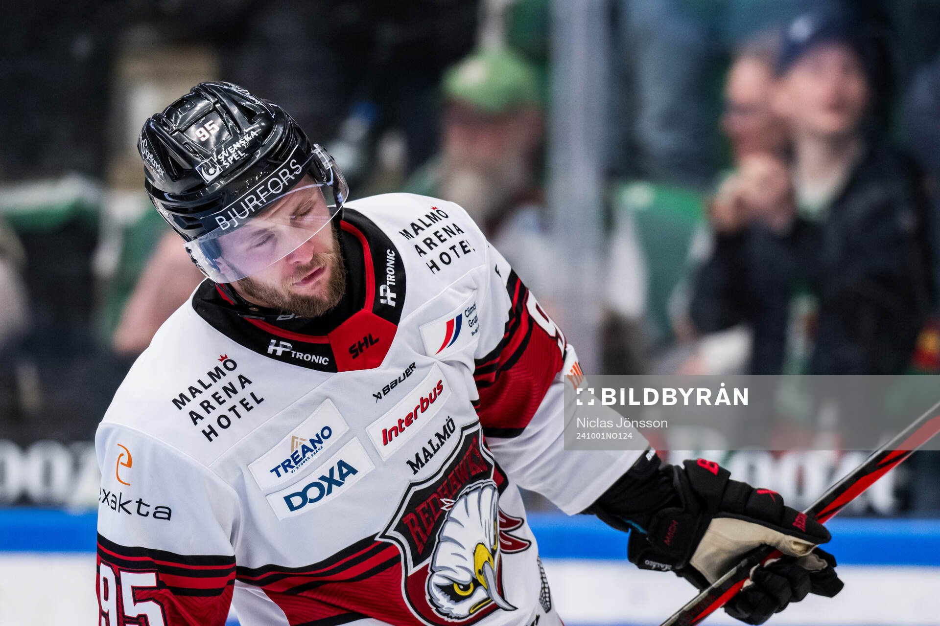 Malmö Redhawks Carl Persson  deppar