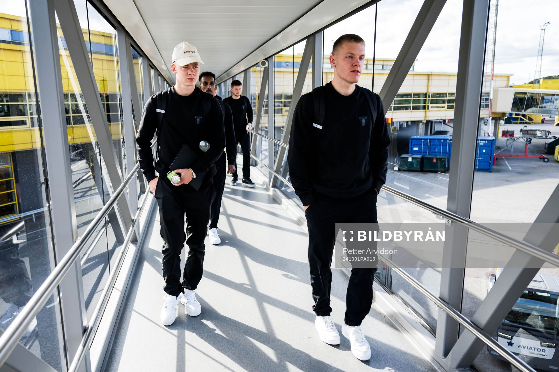 Otto Rosengren and Sebastian Jörgensen of Malmö FF