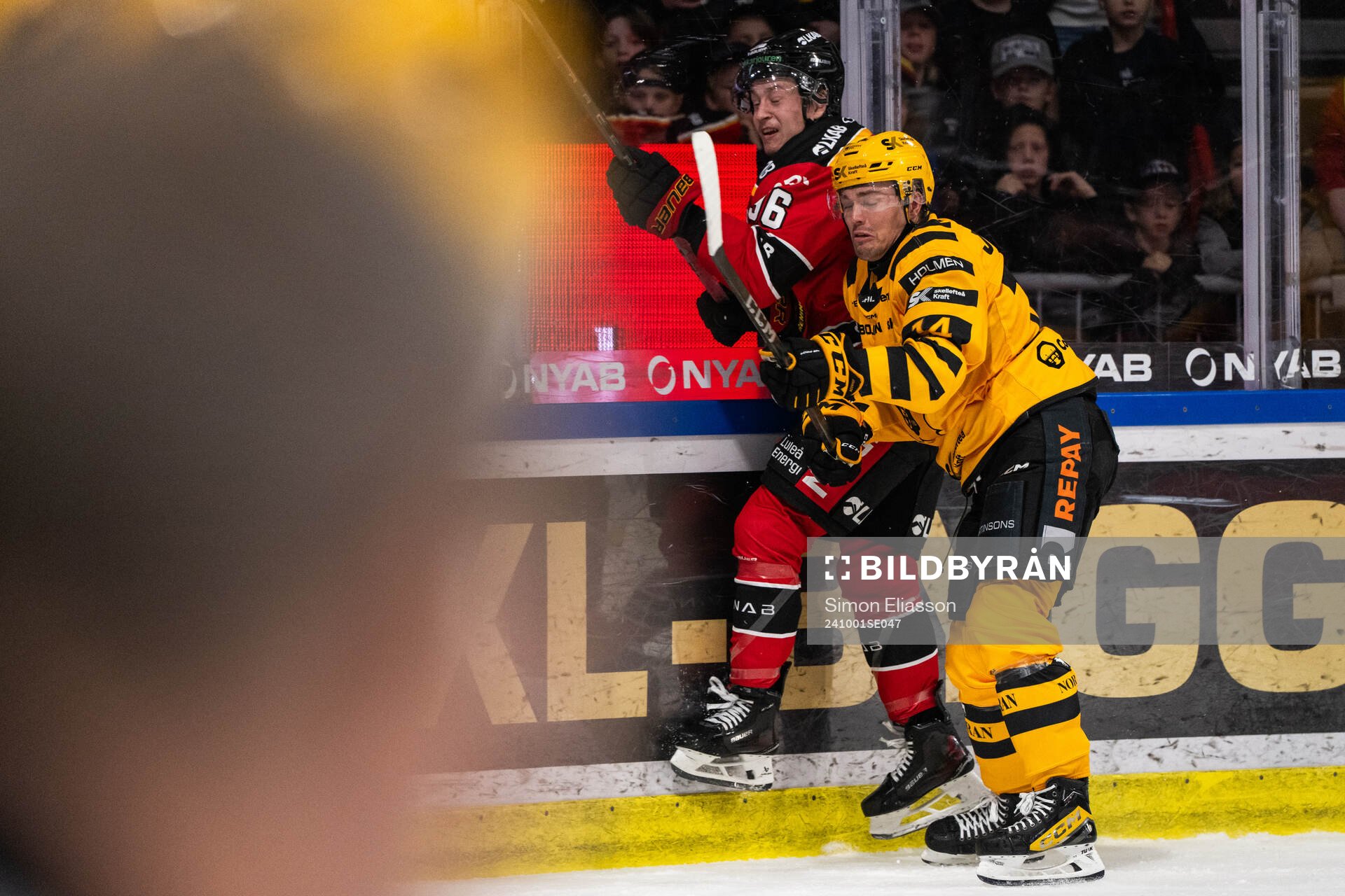 Luleås Pontus Andreasson och Skellefteås Andreas Johnson