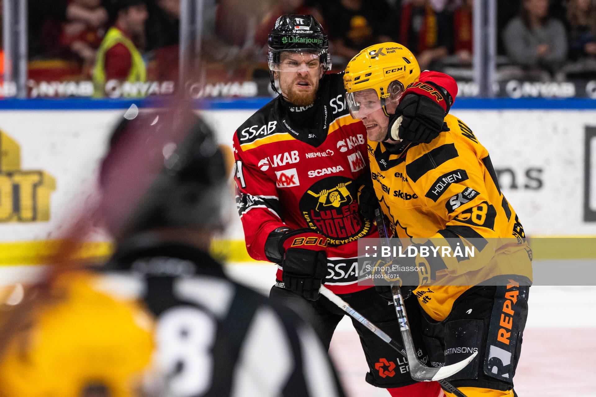 Luleås Brendan Shinnimin och Skellefteås Oskar Nilsson