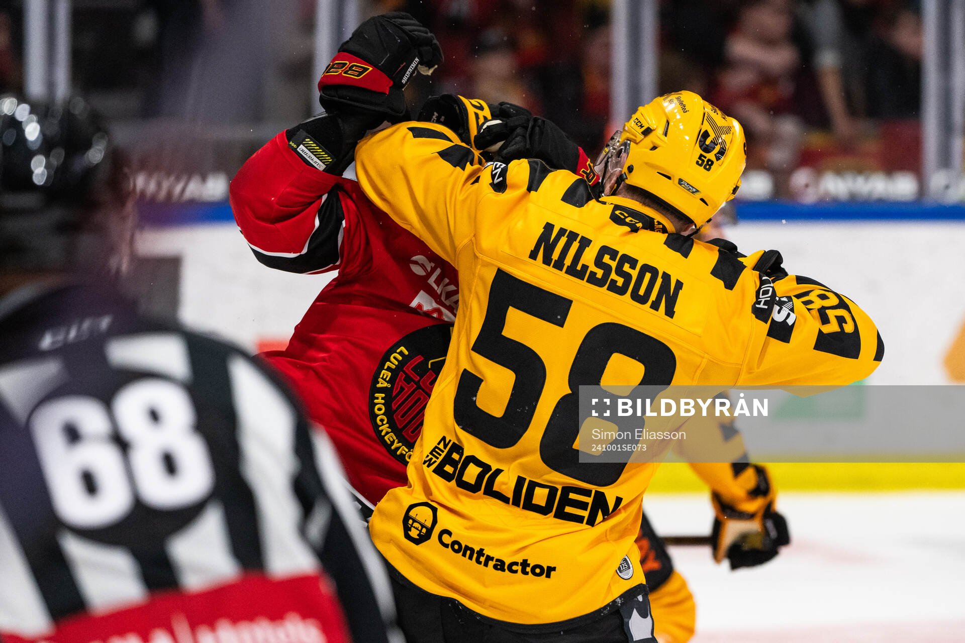 Luleås Brendan Shinnimin och Skellefteås Oskar Nilsson