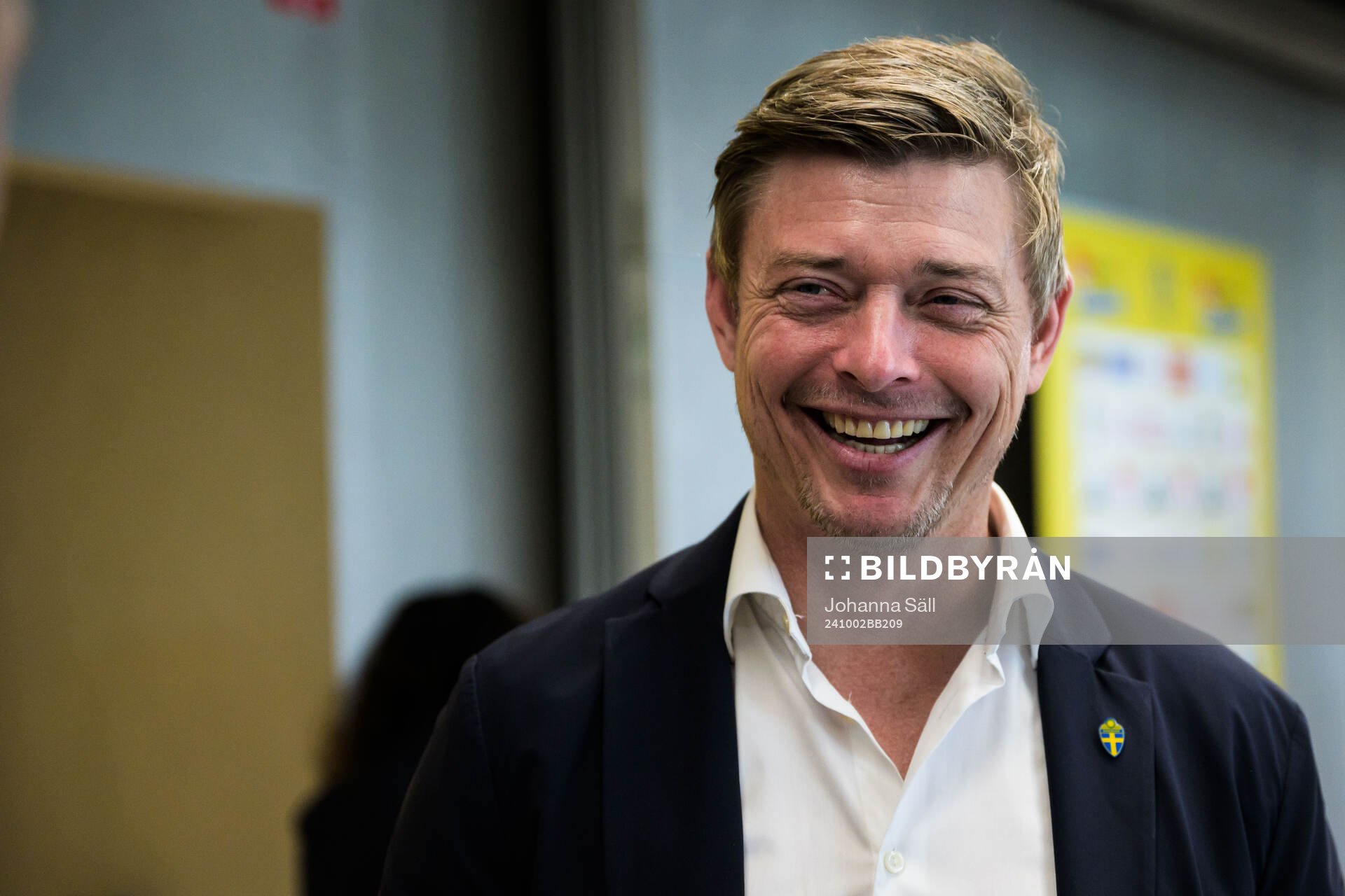 Head coach Jon Dahl Tomasson of the Swedish national