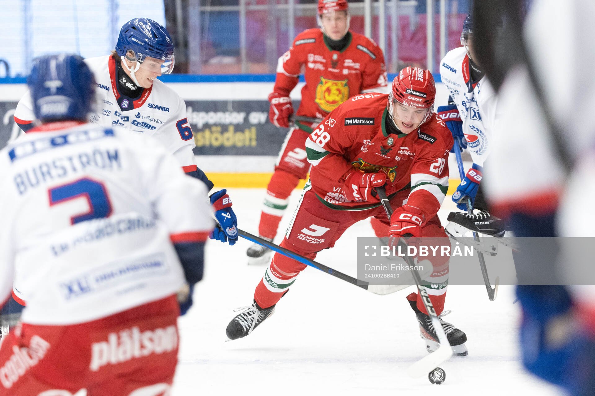 IK Oskarshamns Felix Nilsson och Moras Gabriel Säll