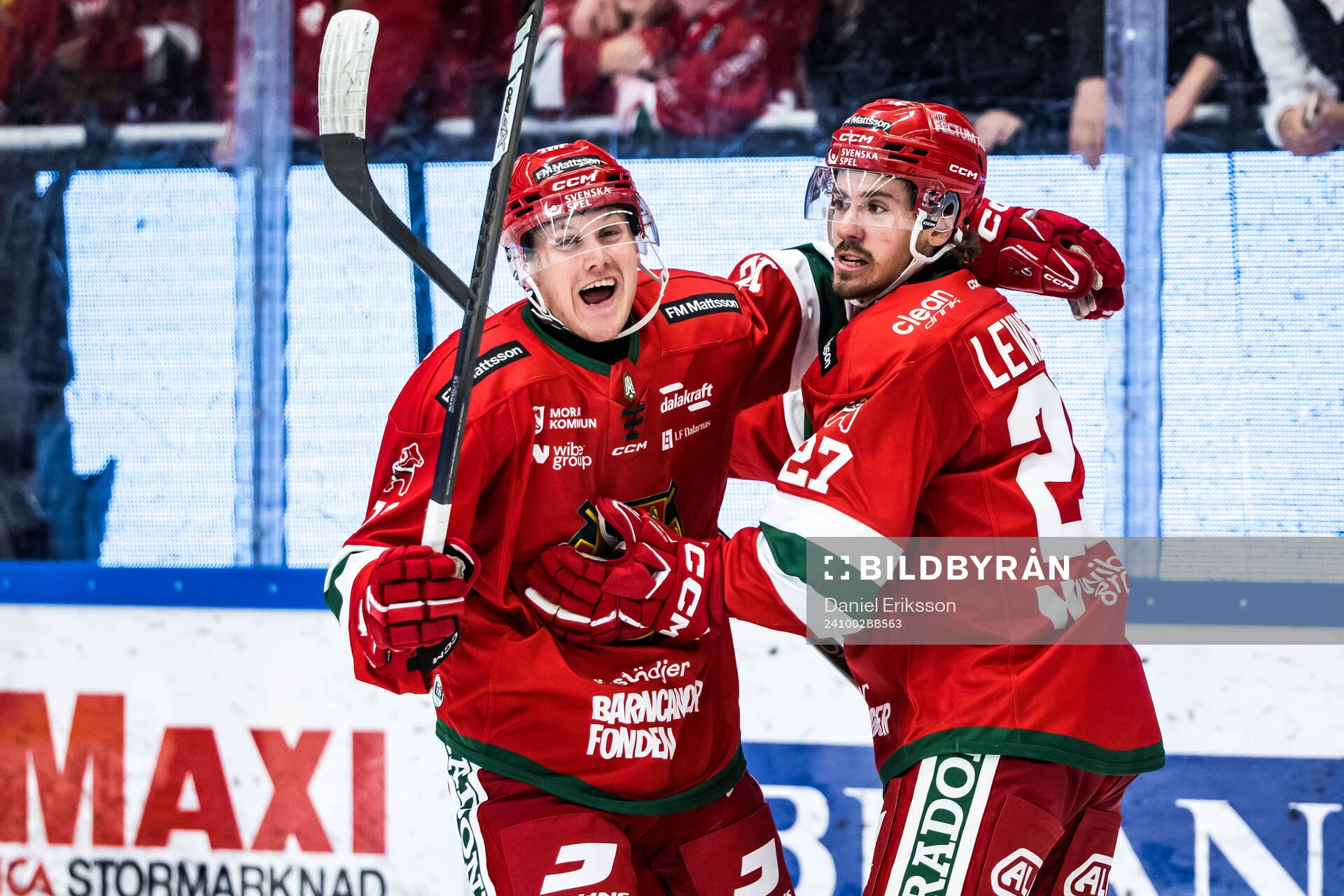 Moras Gustav Salmi-Lilja och IK Oskarshamns Gustaf Westlund