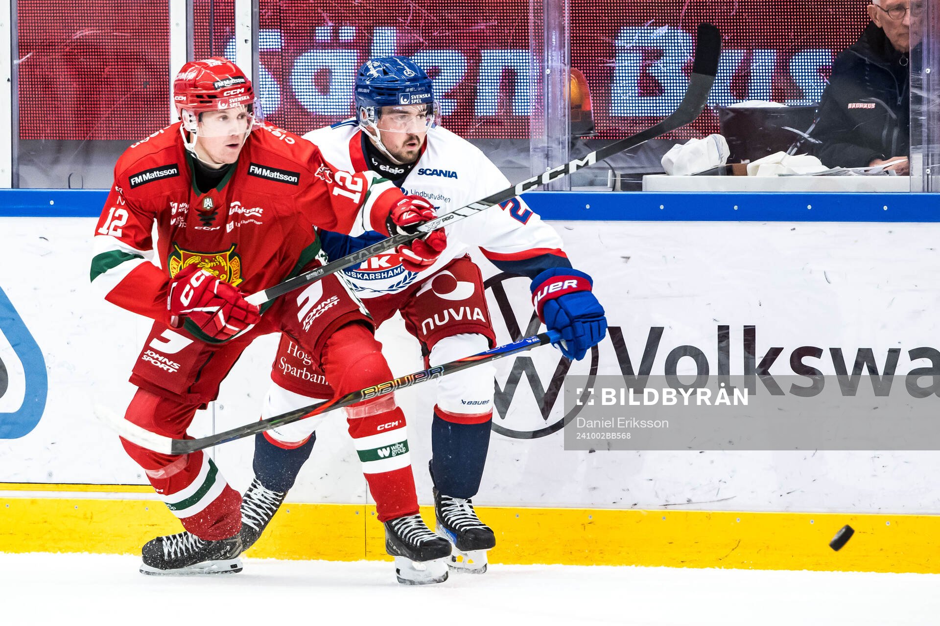 Moras Filip Björkman och IK Oskarshamns Erik Reed Bradford