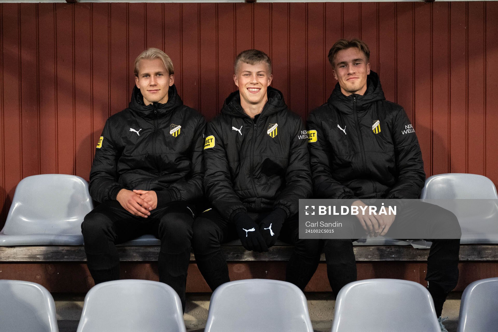 Häckens Harry Hilvenius, Noah Ek och Joel Hjalmar