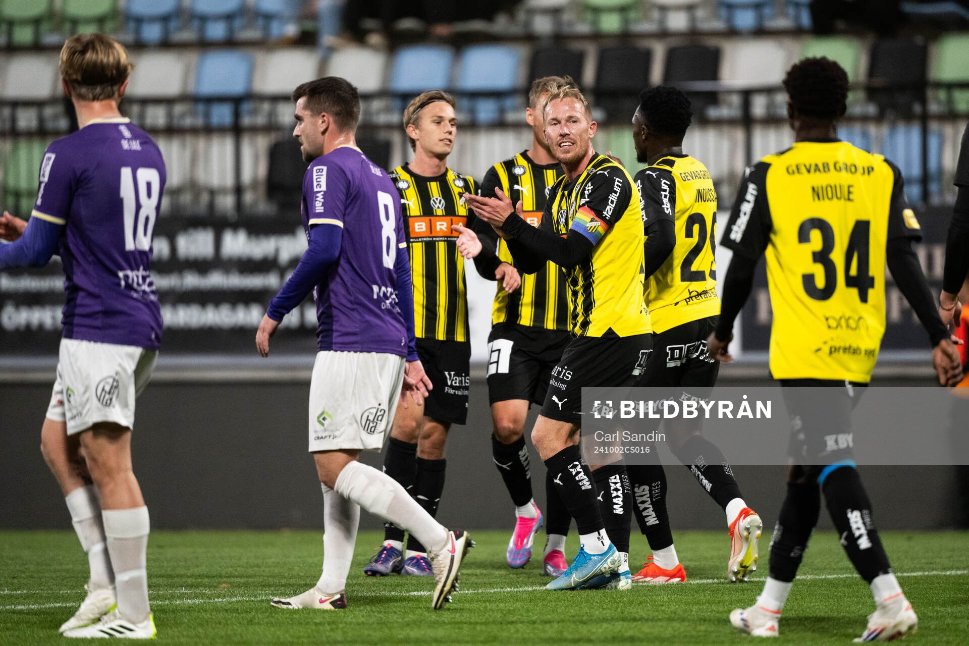 Häckens Mikkel Rygaard Jensen jublar