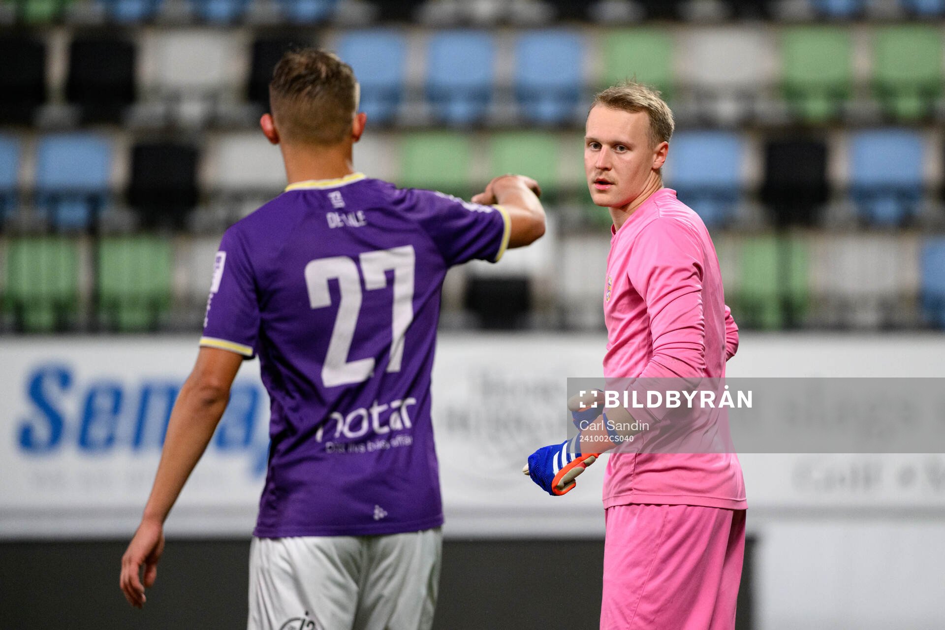 IK Tords målvakt Jonathan Sandin