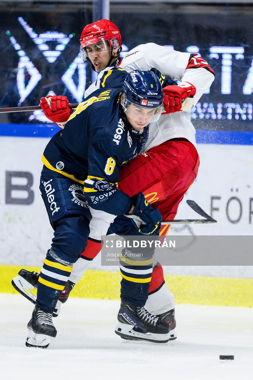 Södertäljes William Wiå och Almtunas Marcus Karlström
