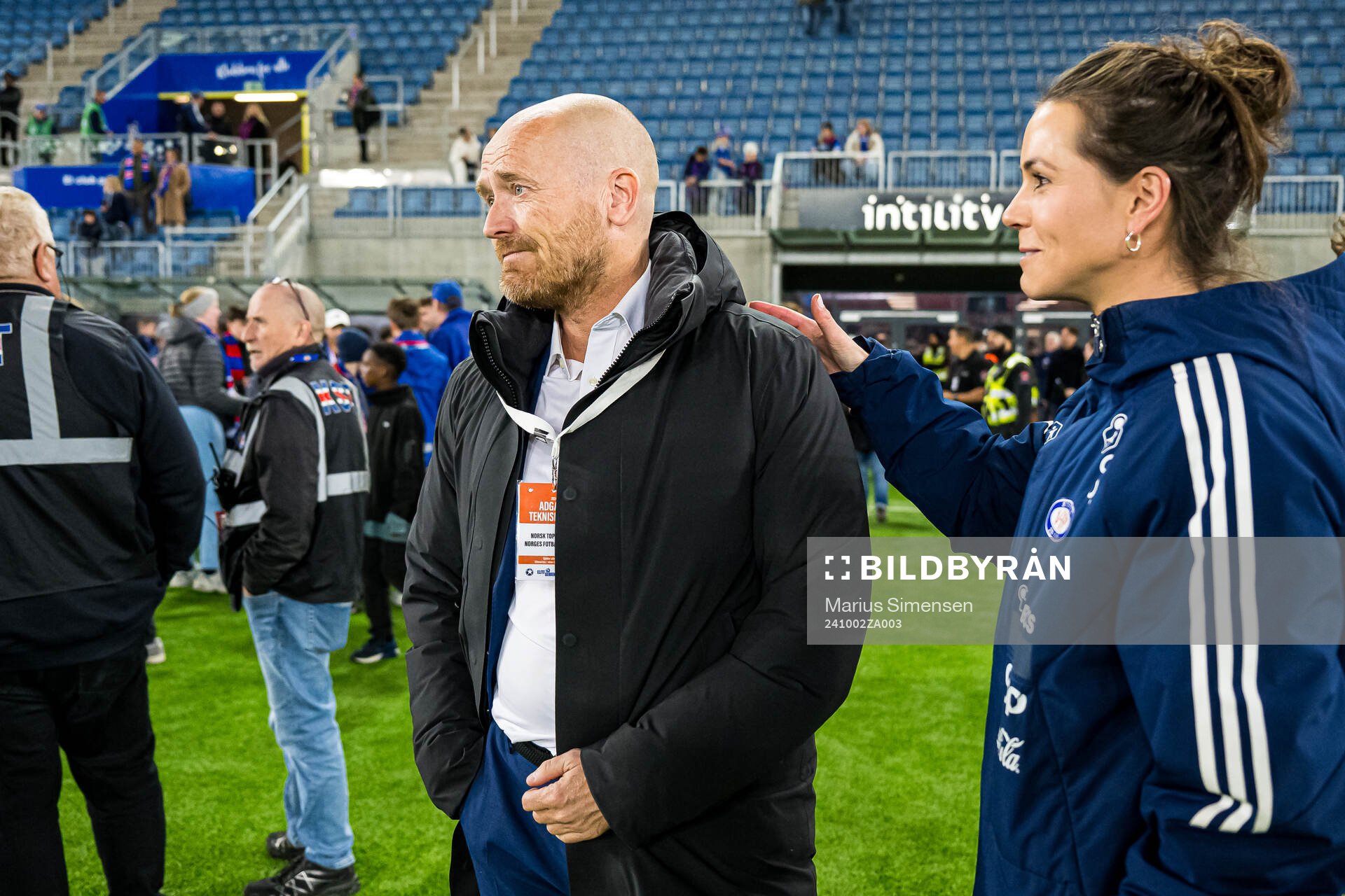 An emotional Svein Graff of Vålerenga