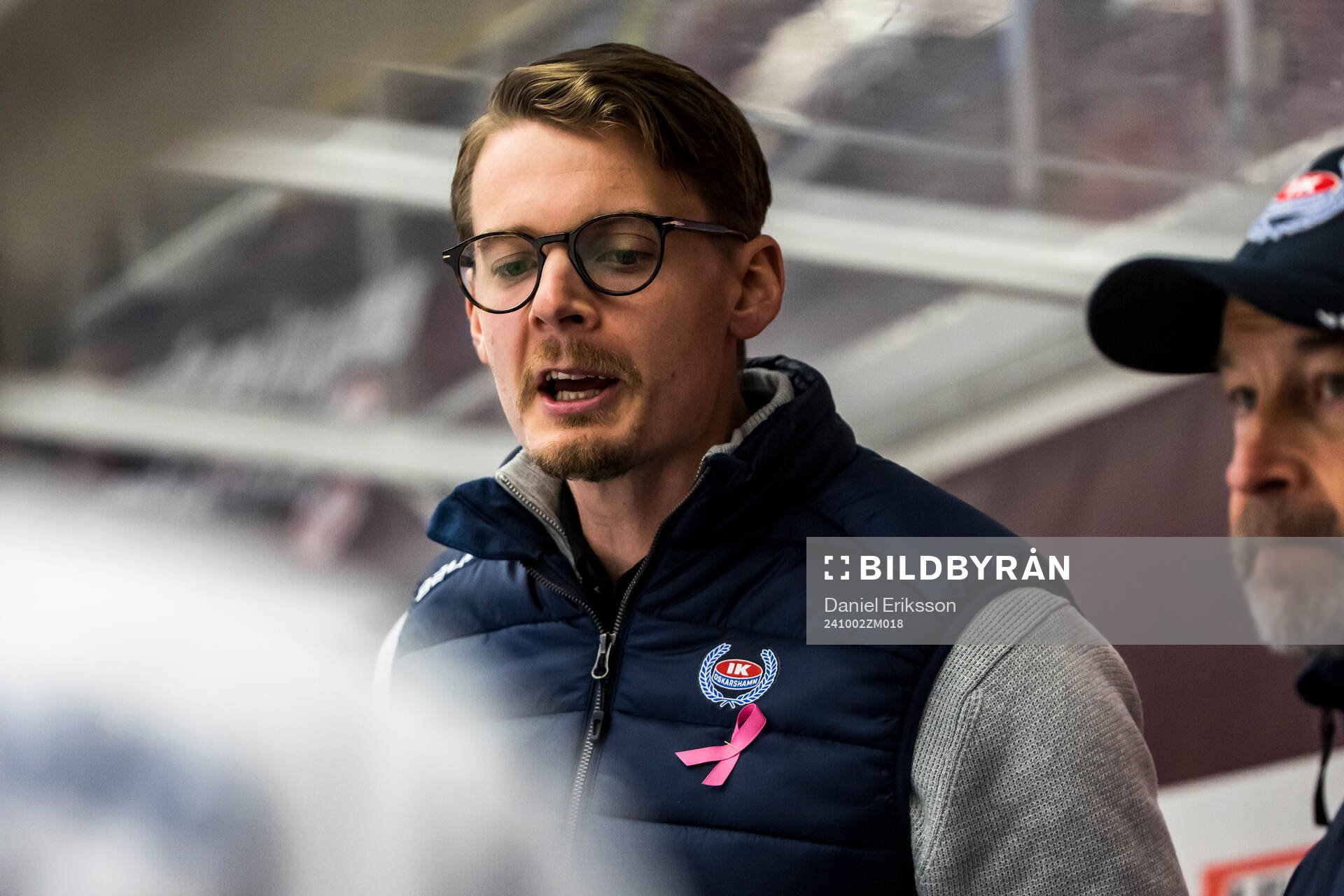 IK Oskarshamns assisterande tränare Albin Blomqvist