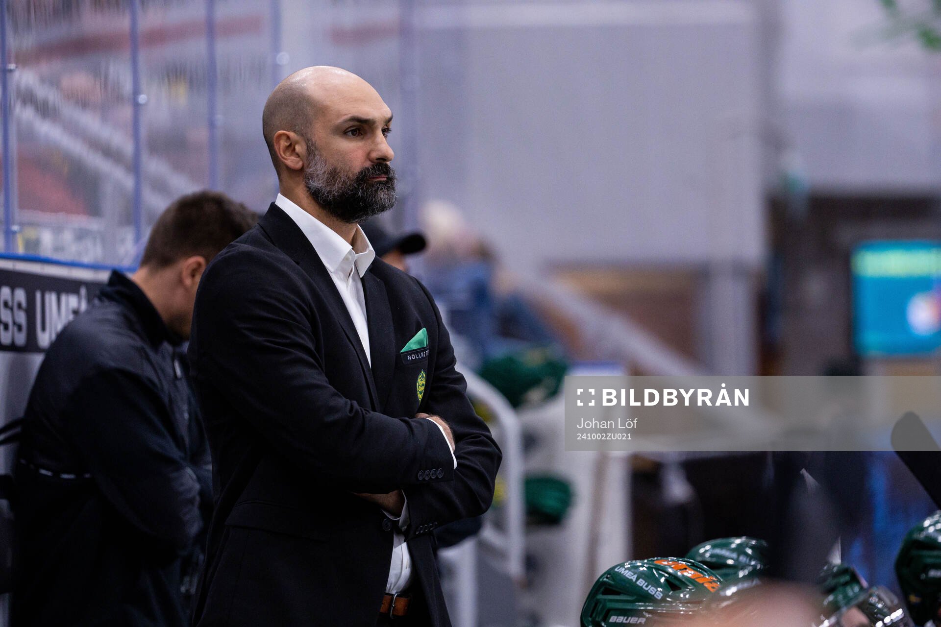 Björklövens assisterande tränare Daniel Rahimi