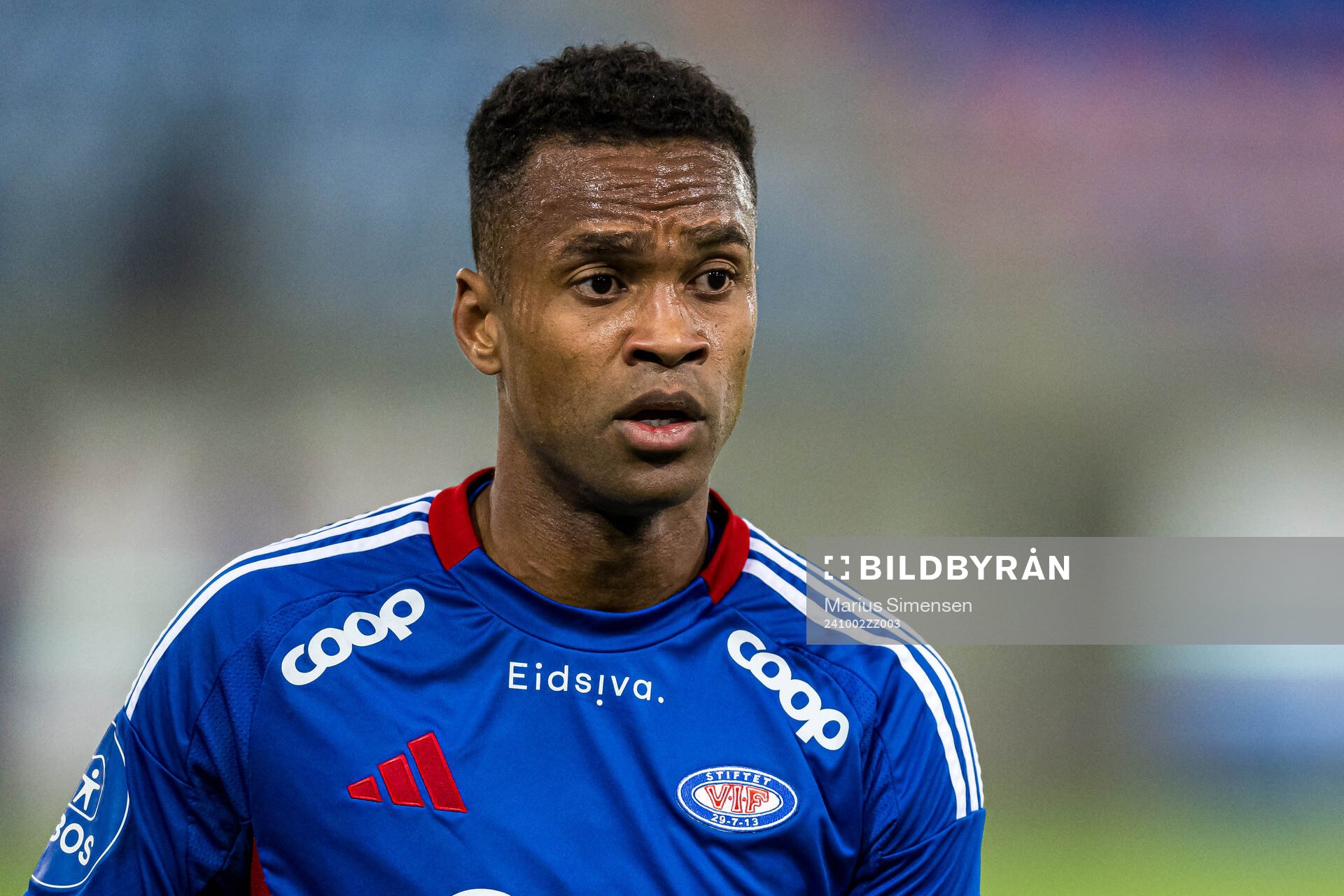 Ola Williams Kamara of Vålerenga during the OBOS-ligaen match between Vålerenga and Mjøndalen on October 2, 2024 in Oslo.