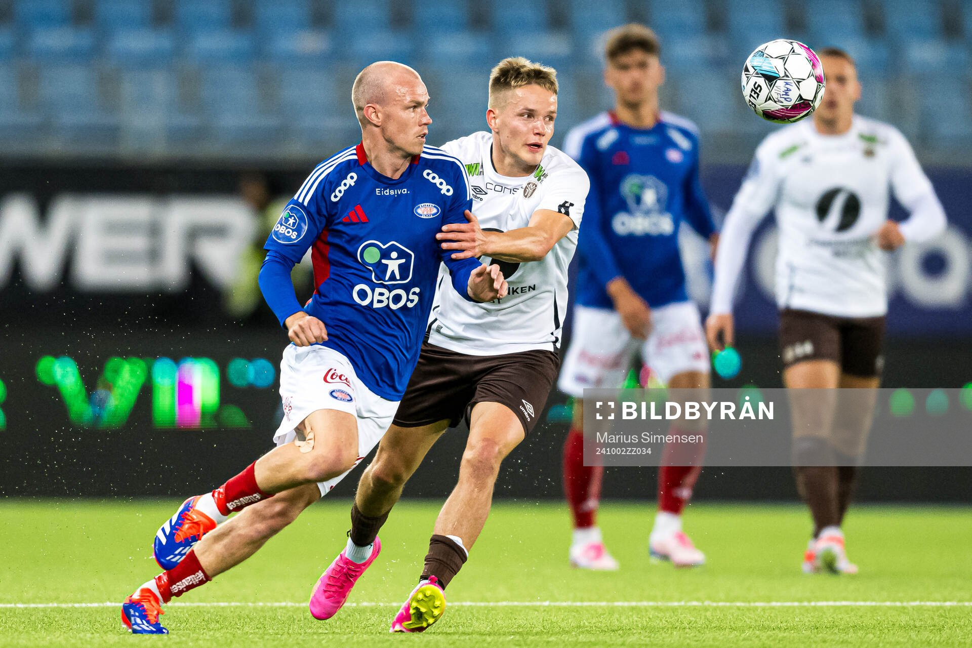 Petter Dahle Strand of Vålerenga during the OBOS-ligaen match between Vålerenga and Mjøndalen on October 2, 2024 in Oslo.
