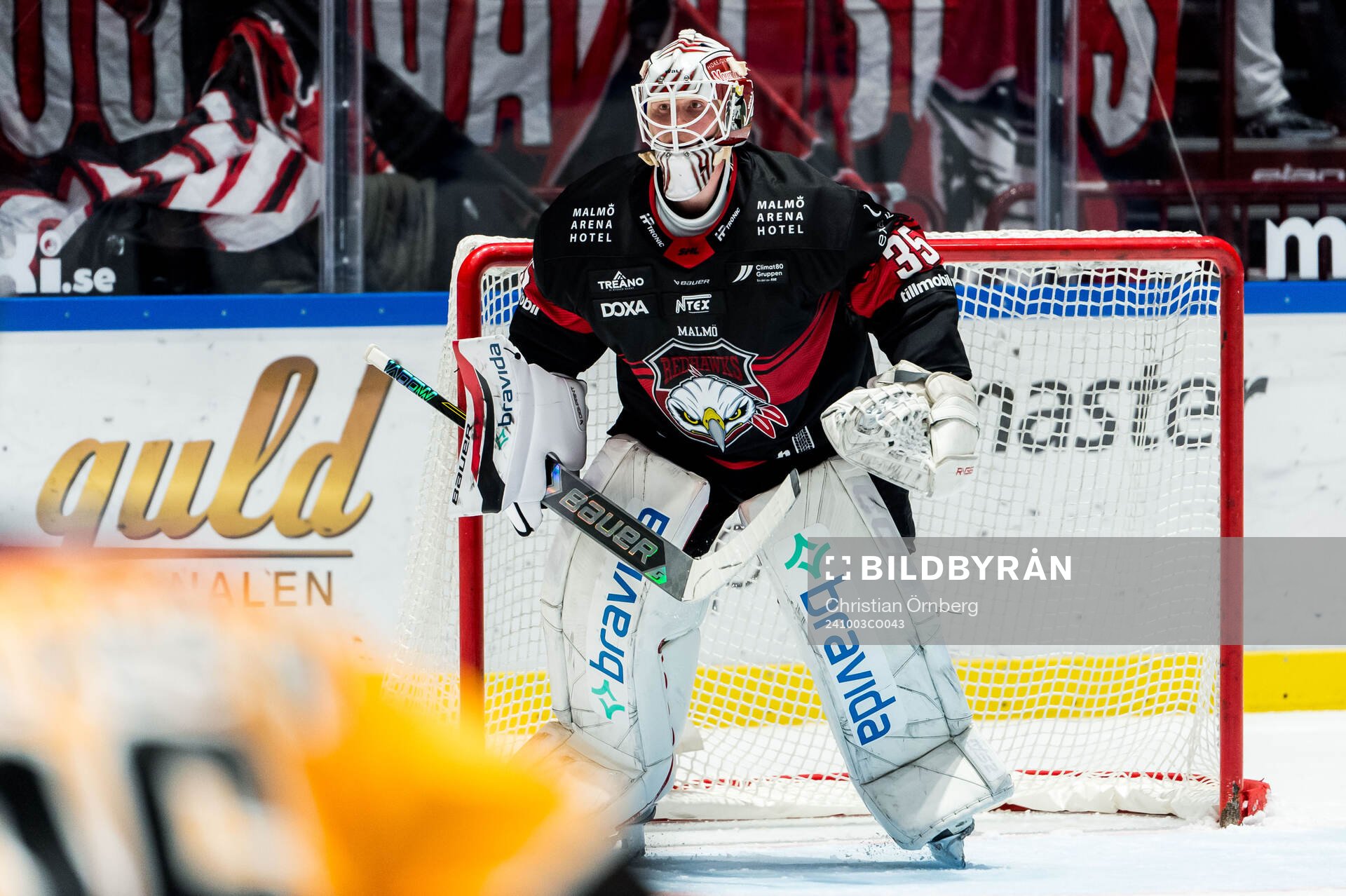Malmö Redhawks målvakt Henri Kiviaho