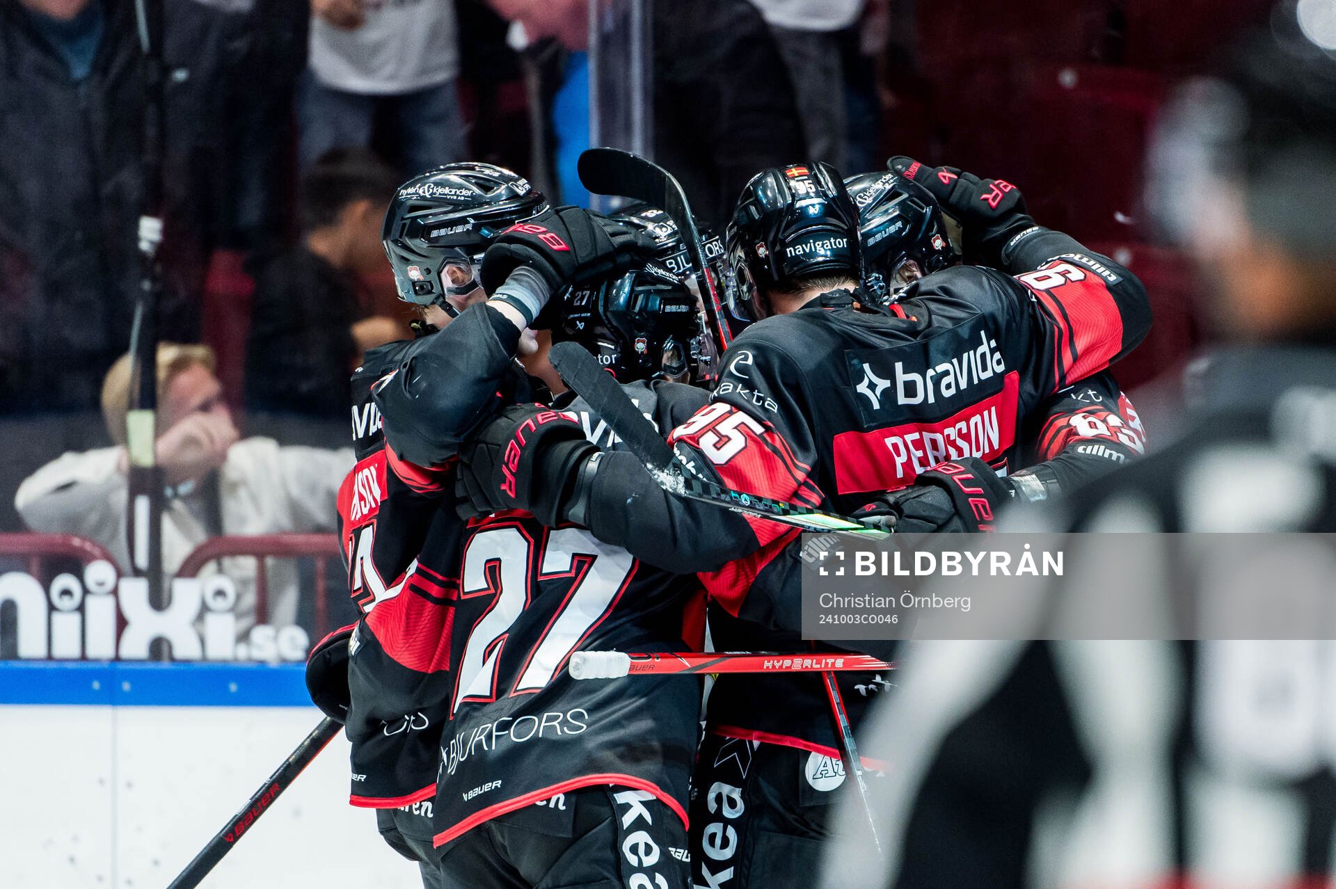 Malmö Redhawks Fredrik Händemark jublar