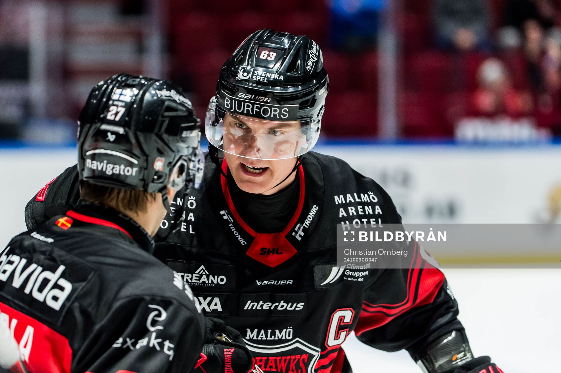 Malmö Redhawks Fredrik Händemark jublar