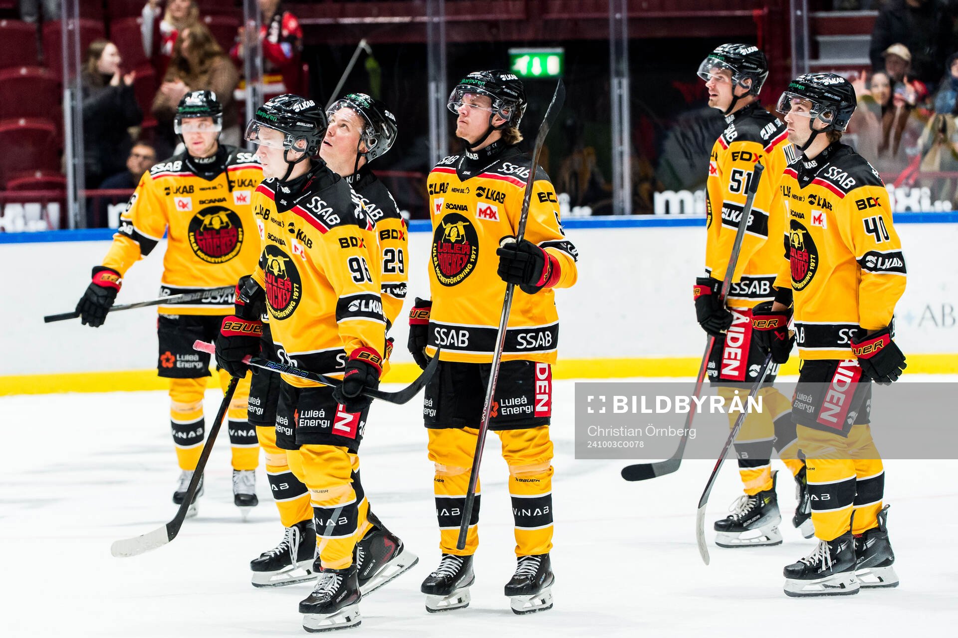 Luleås spelare deppar