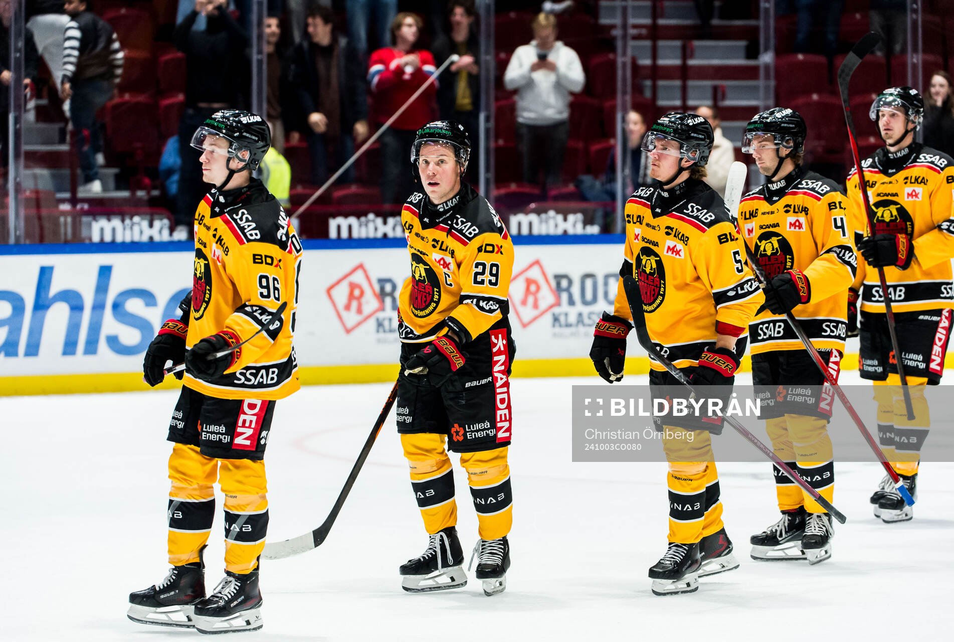 Luleås spelare deppar