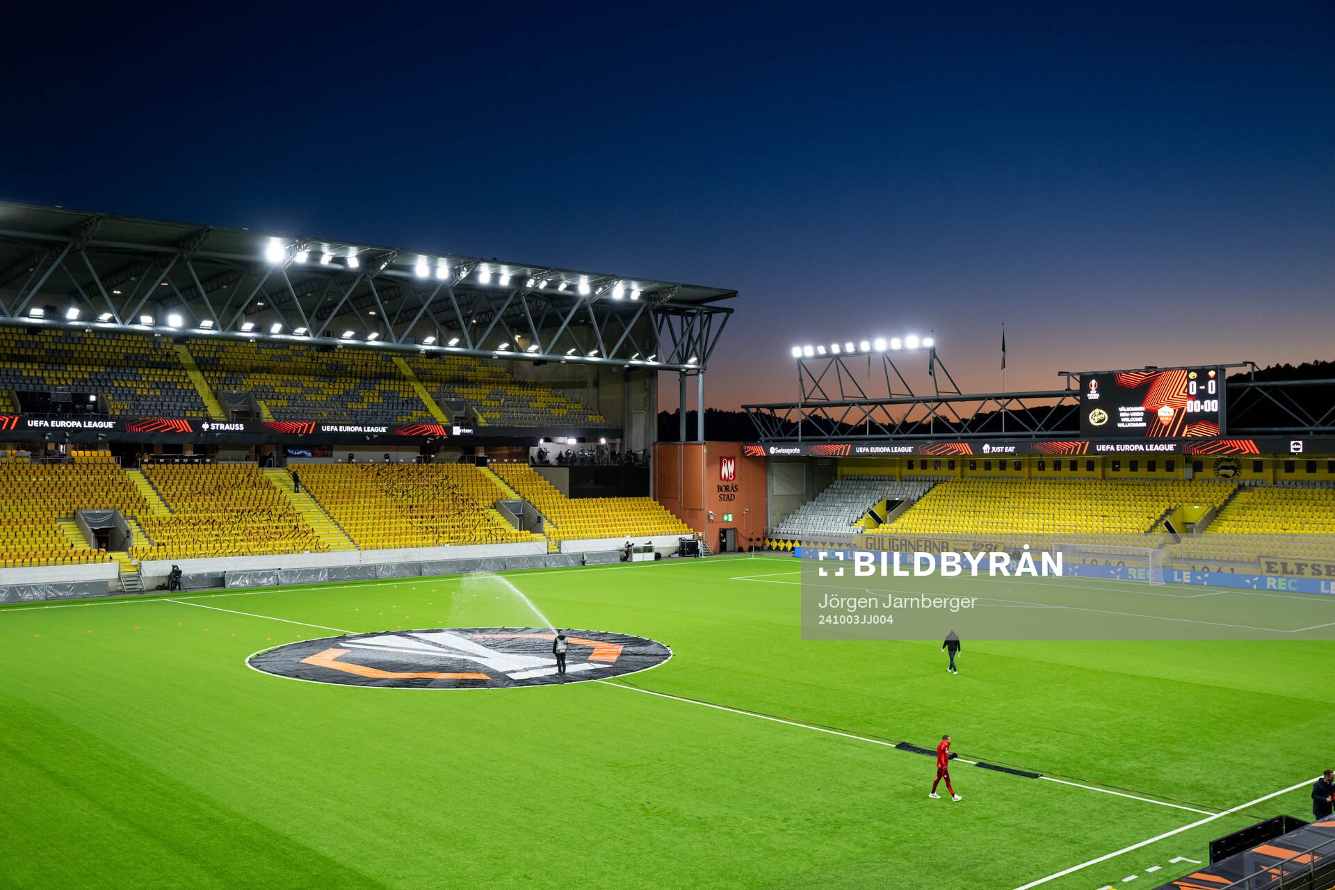 Overview of Borås Arena