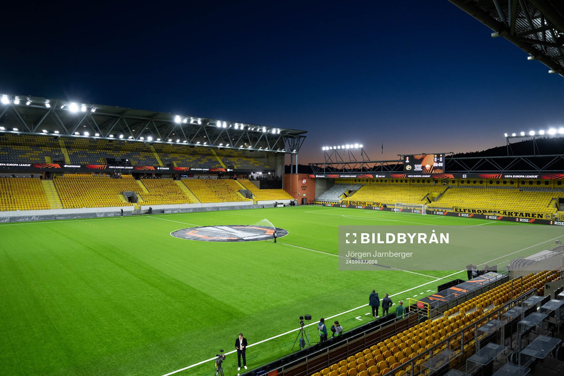 Overview of Borås Arena ahead of the UEFA Europa League between Elfsborg and Roma on October 3, 2024 in Borås. 