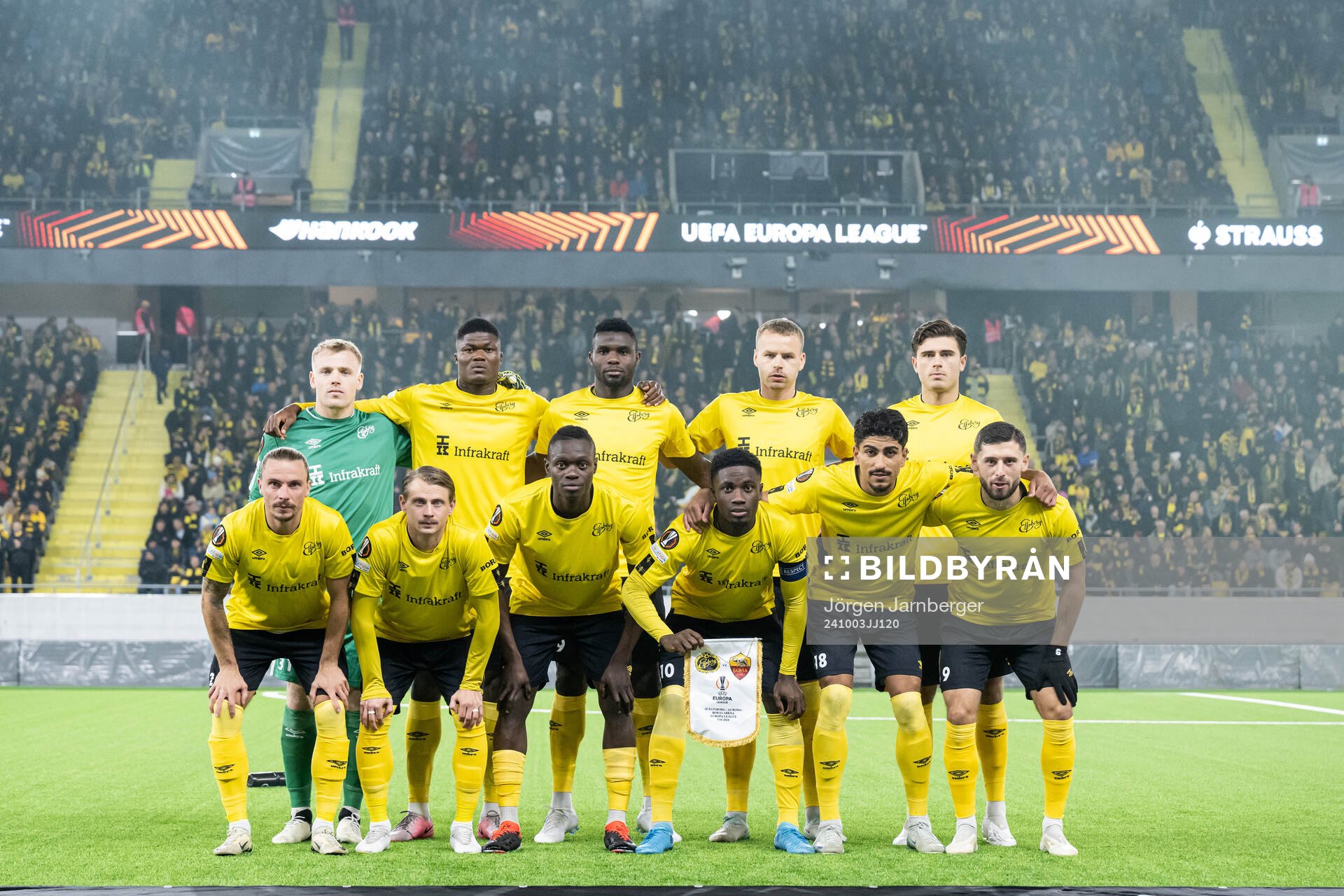 The starting eleven of Elfsborg