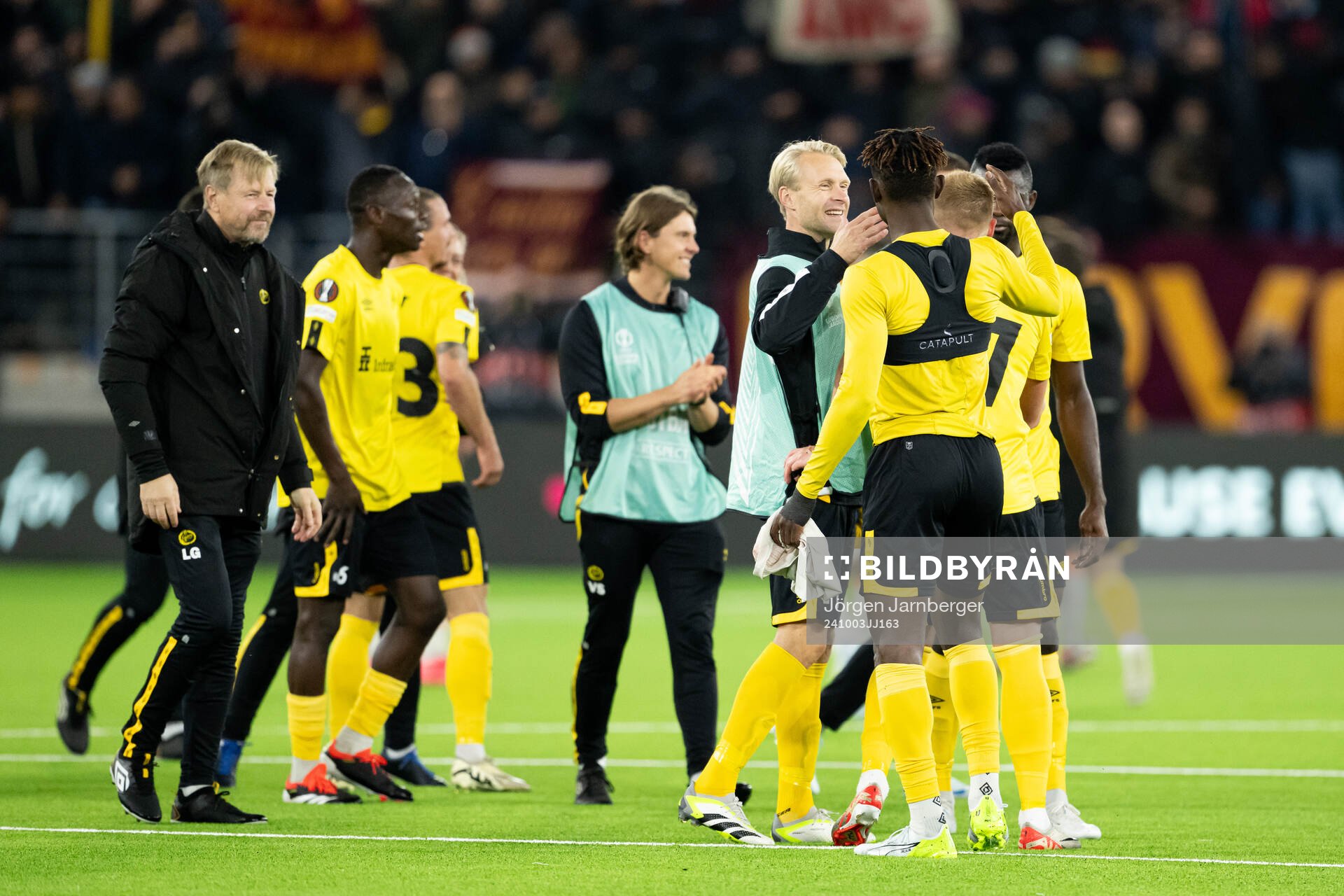 Players of Elfsborg celebrate