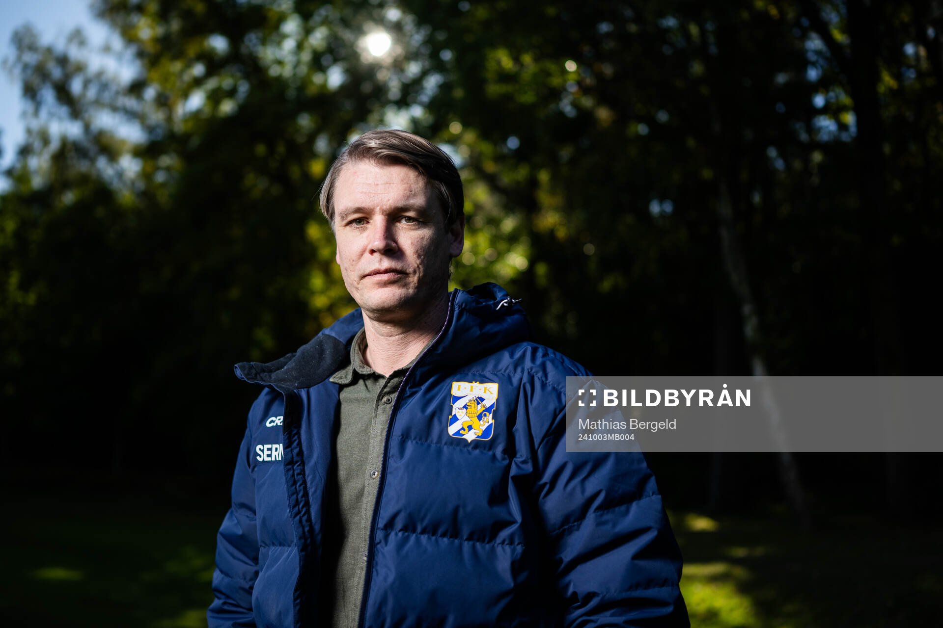 IFK Göteborgs tekniske direktör Ola Larsson poserar för ett porträtt den 3 oktober 2024 i Göteborg. 