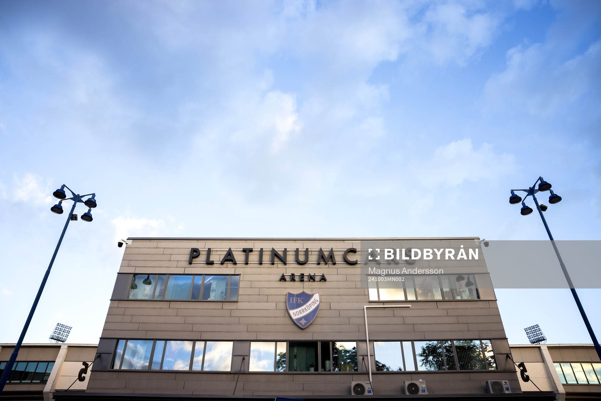 Exteriör vy av Platinumcars Arena
