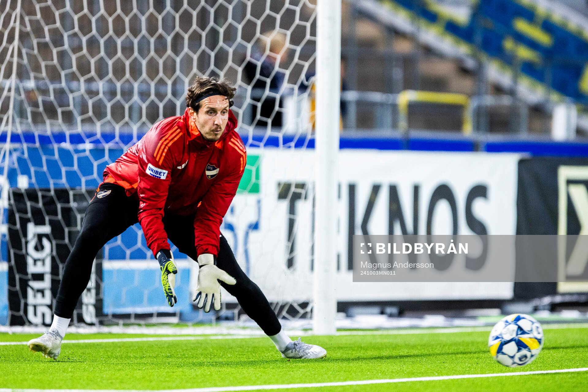 IFK Norrköpings målvakt David Mitov Nilsson på