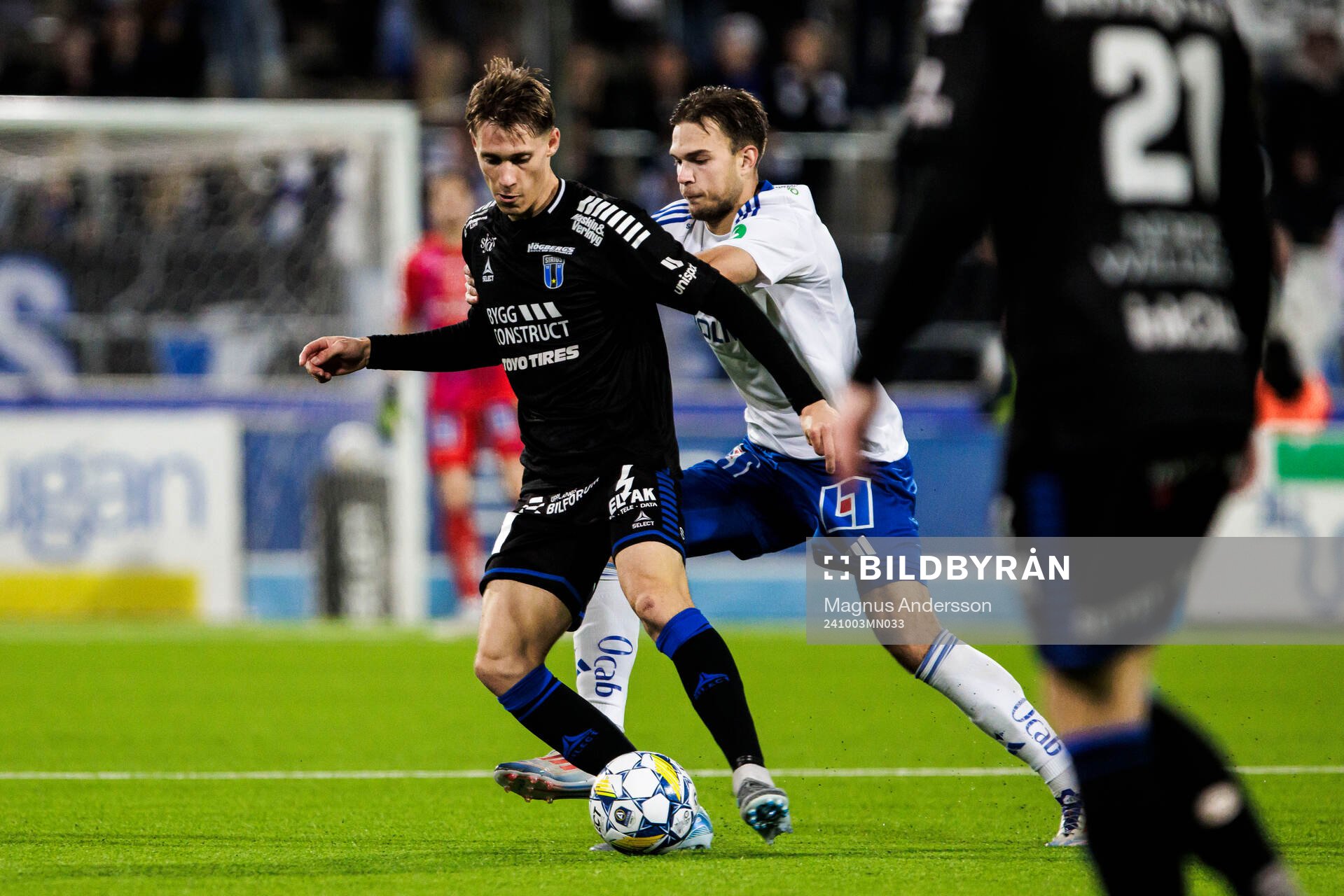Sirius Marcus Lindberg och IFK Norrköpings Anton Eriksson