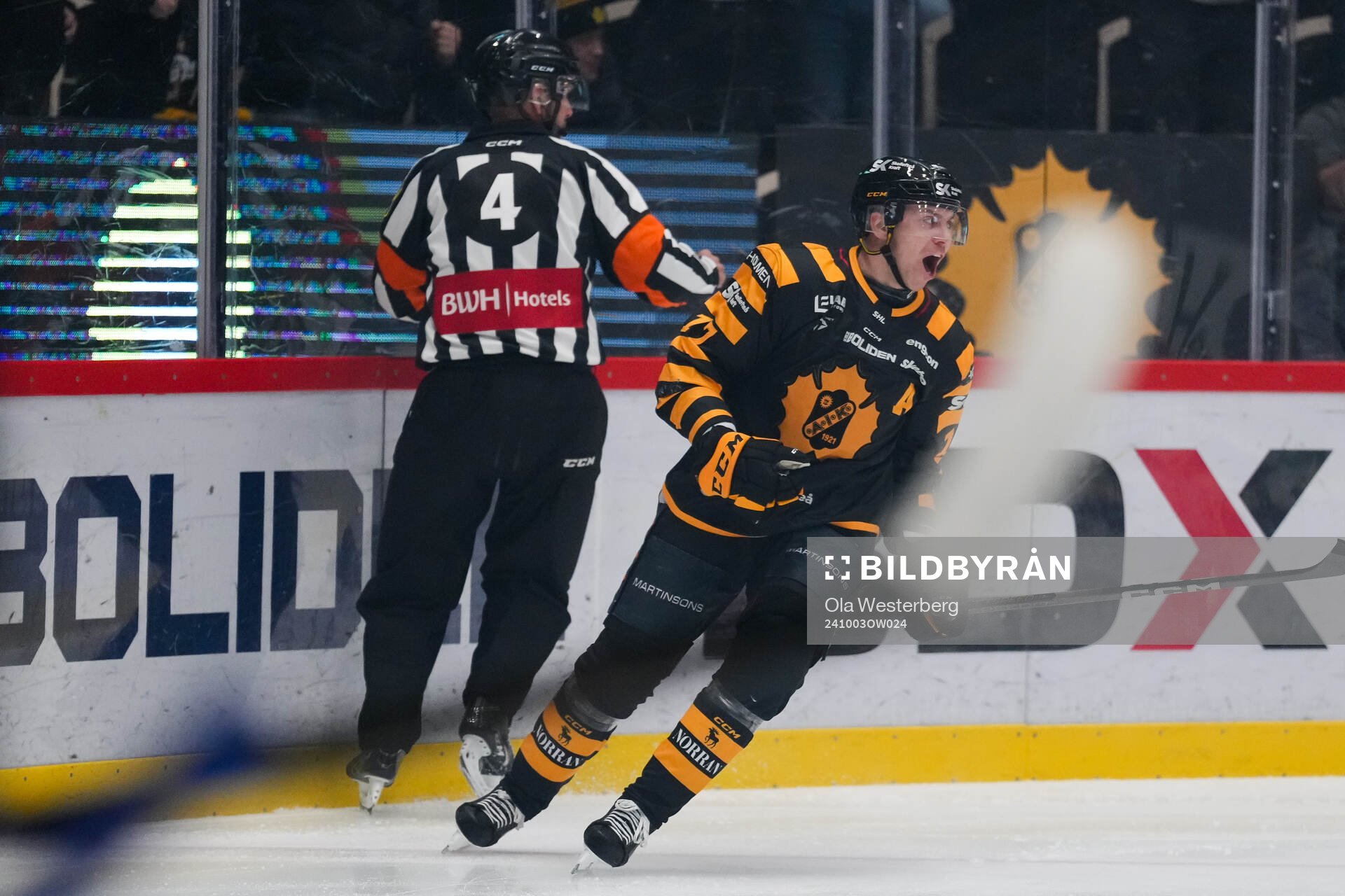 Skellefteås Pär Lindholm jublar