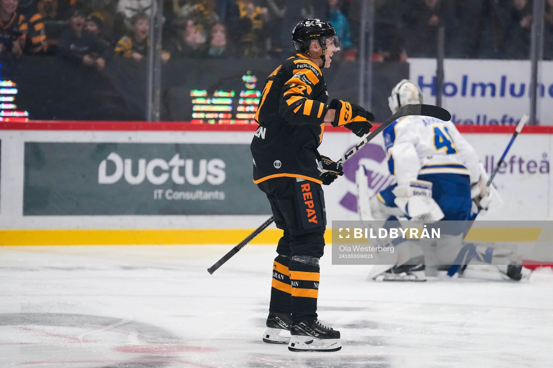Skellefteås Pär Lindholm jublar