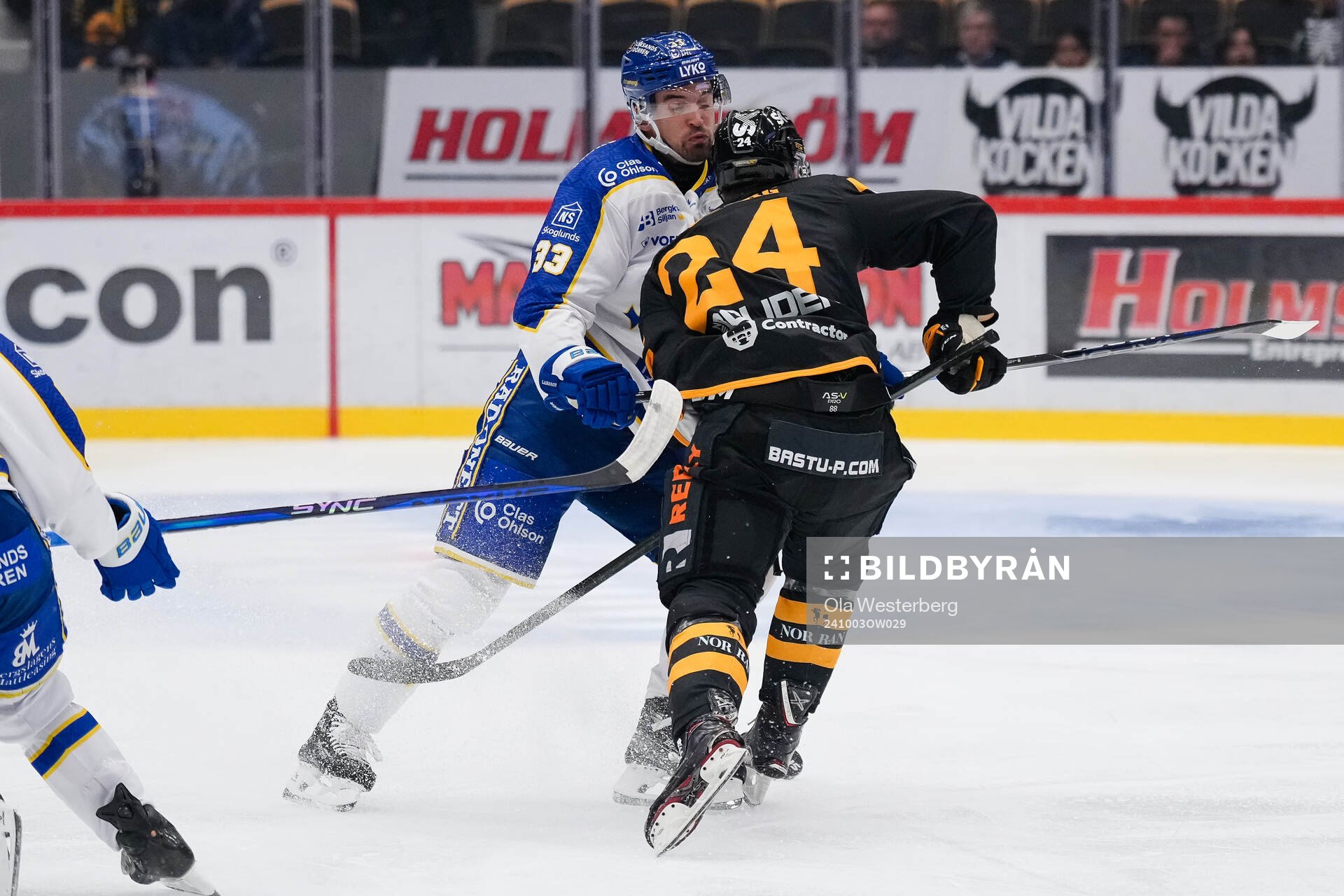 Leksands Eddie Larsson och Skellefteås Oscar Lindberg