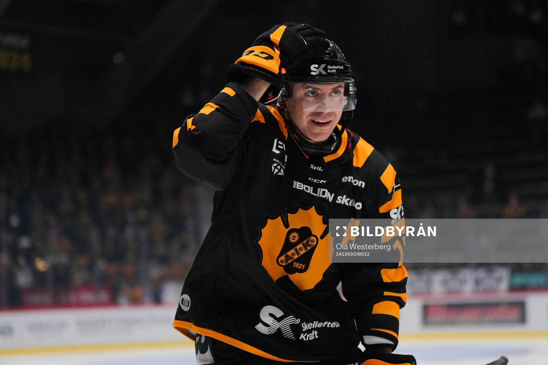 Skellefteås Pär Lindholm jublar