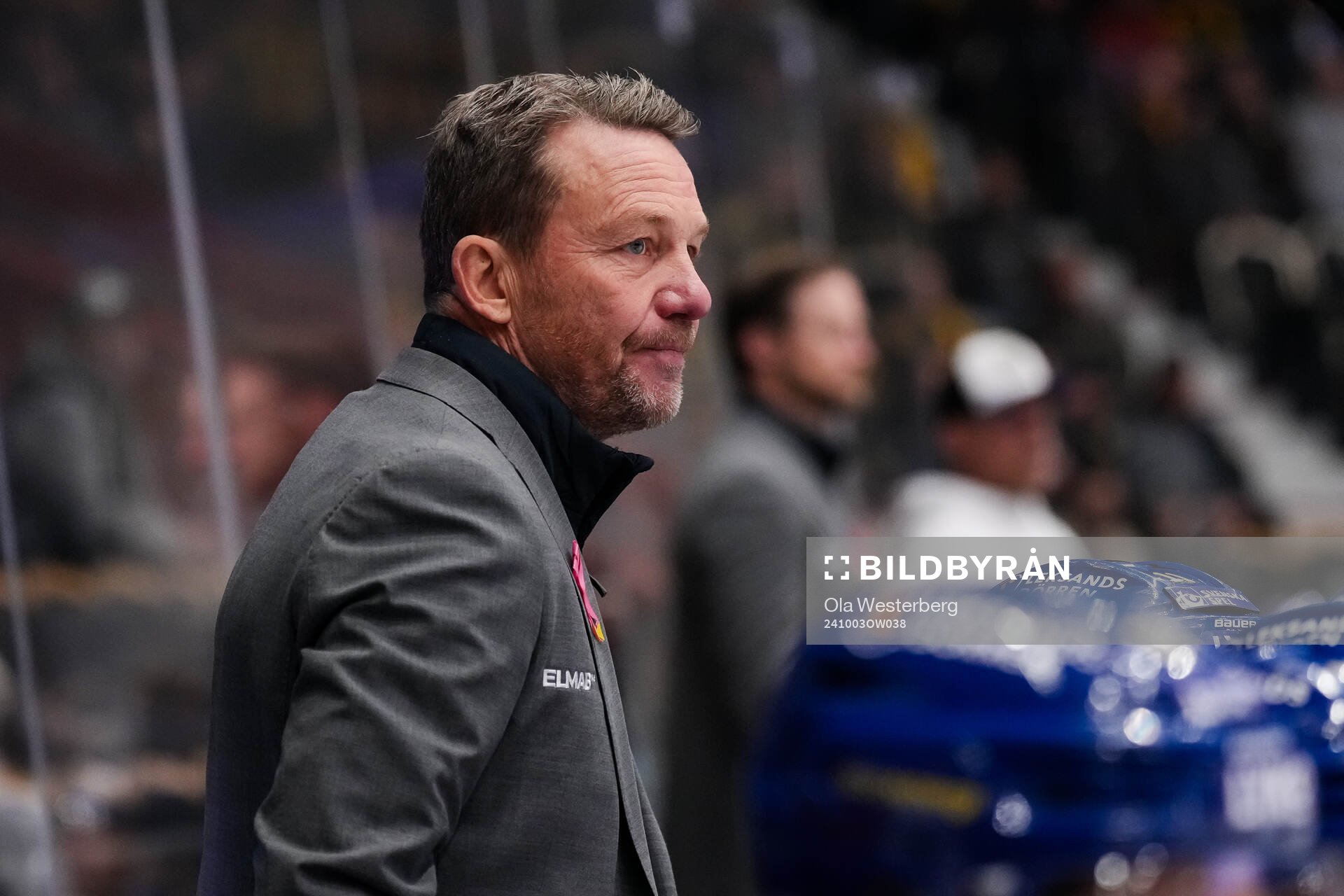 Leksands tränare Charles Berglund