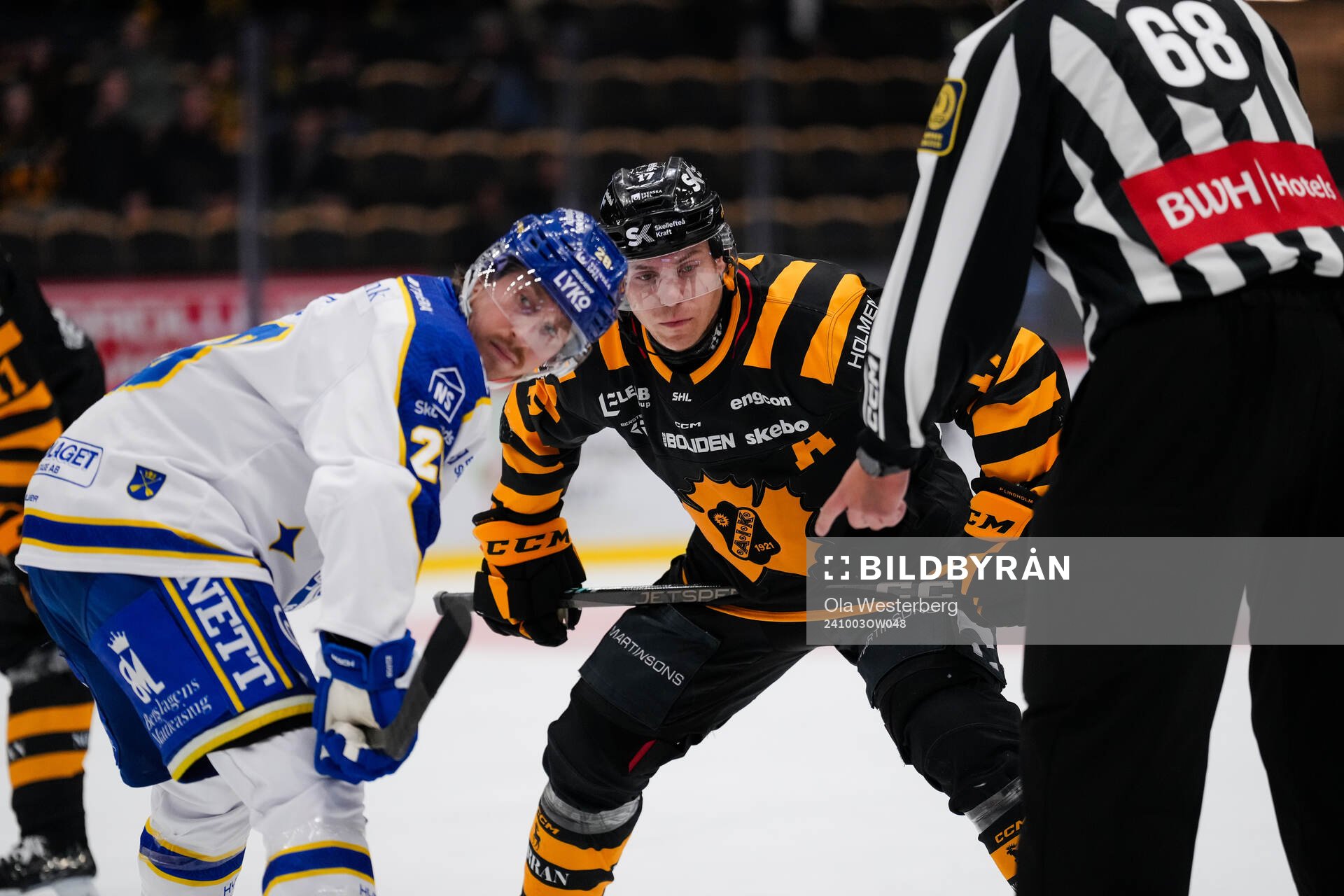 Leksands Justin Glenn Kloos och Skellefteås Pär Lindholm