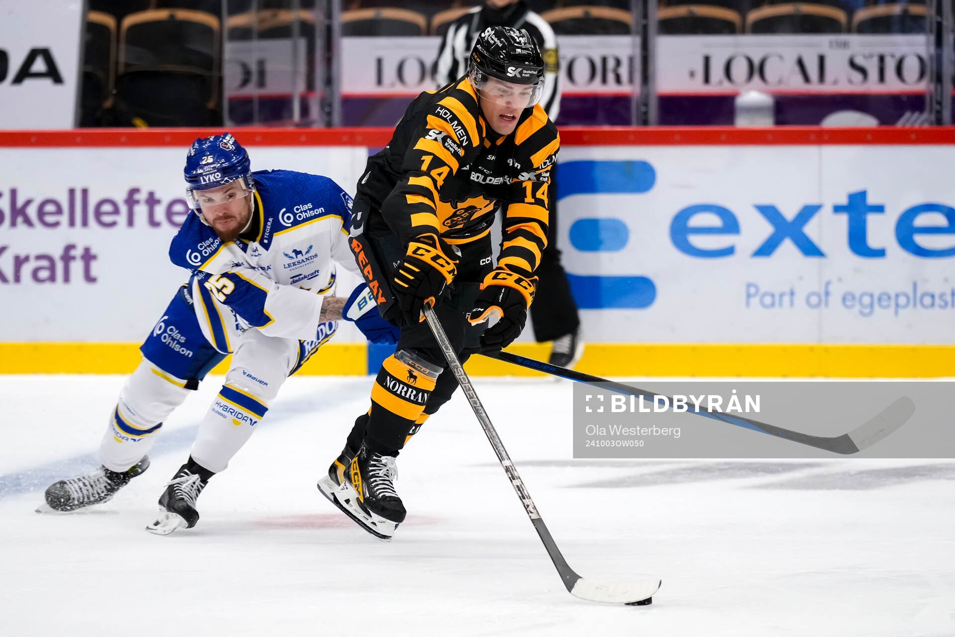 Leksands Lucas Elvenes och Skellefteås Andreas Johnson