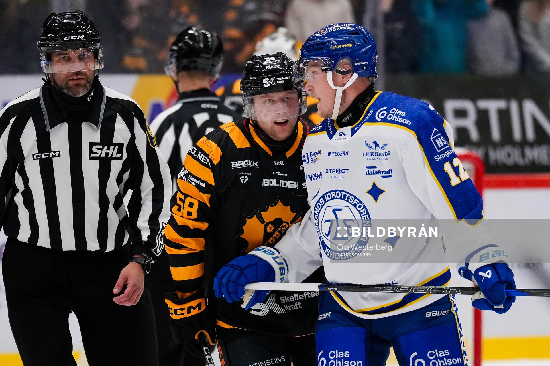 Skellefteås Oskar Nilsson och Leksands Kalle Östman