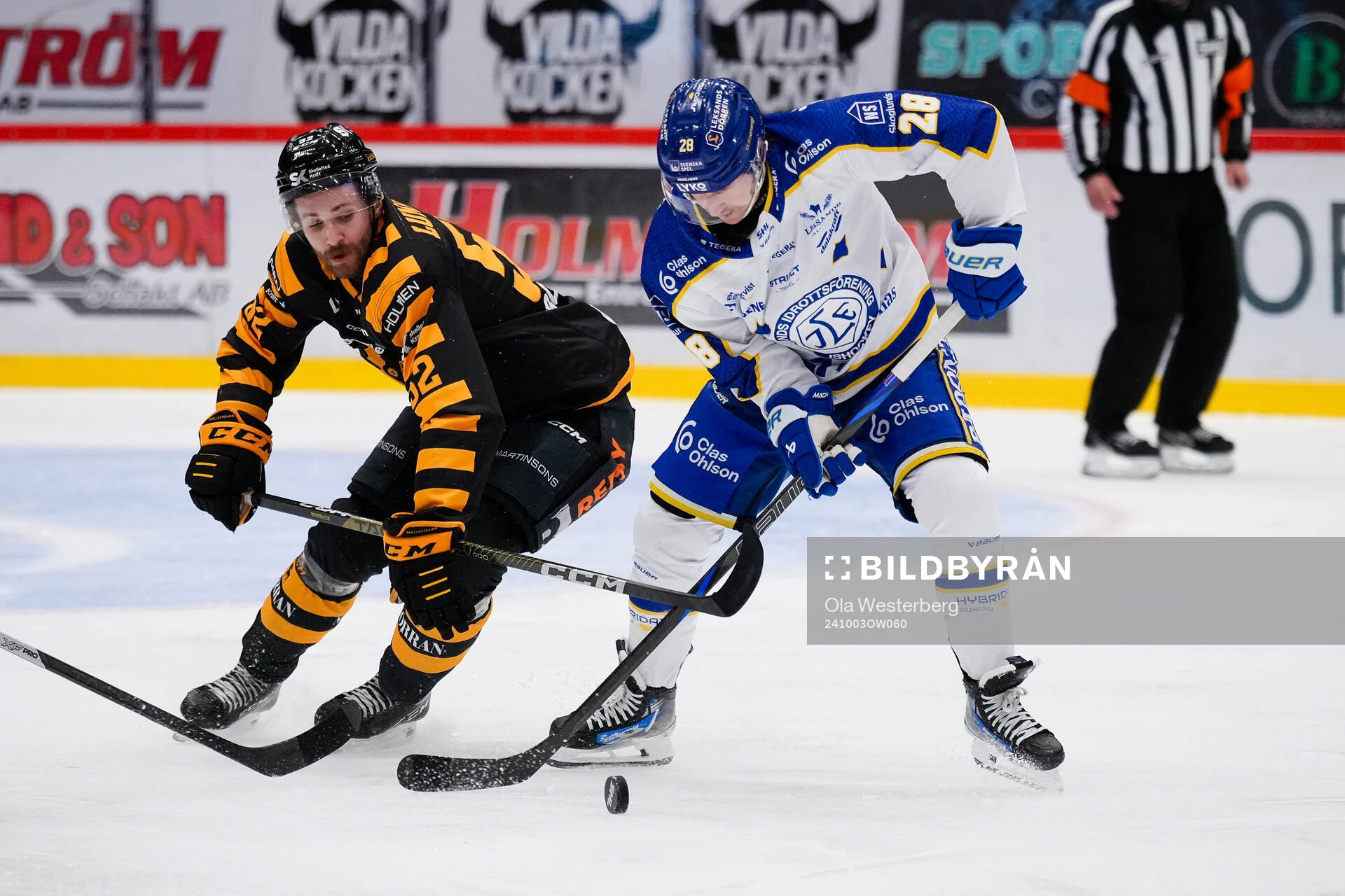 Skellefteås Arvid Lundberg och Leksands Justin Glenn Kloos