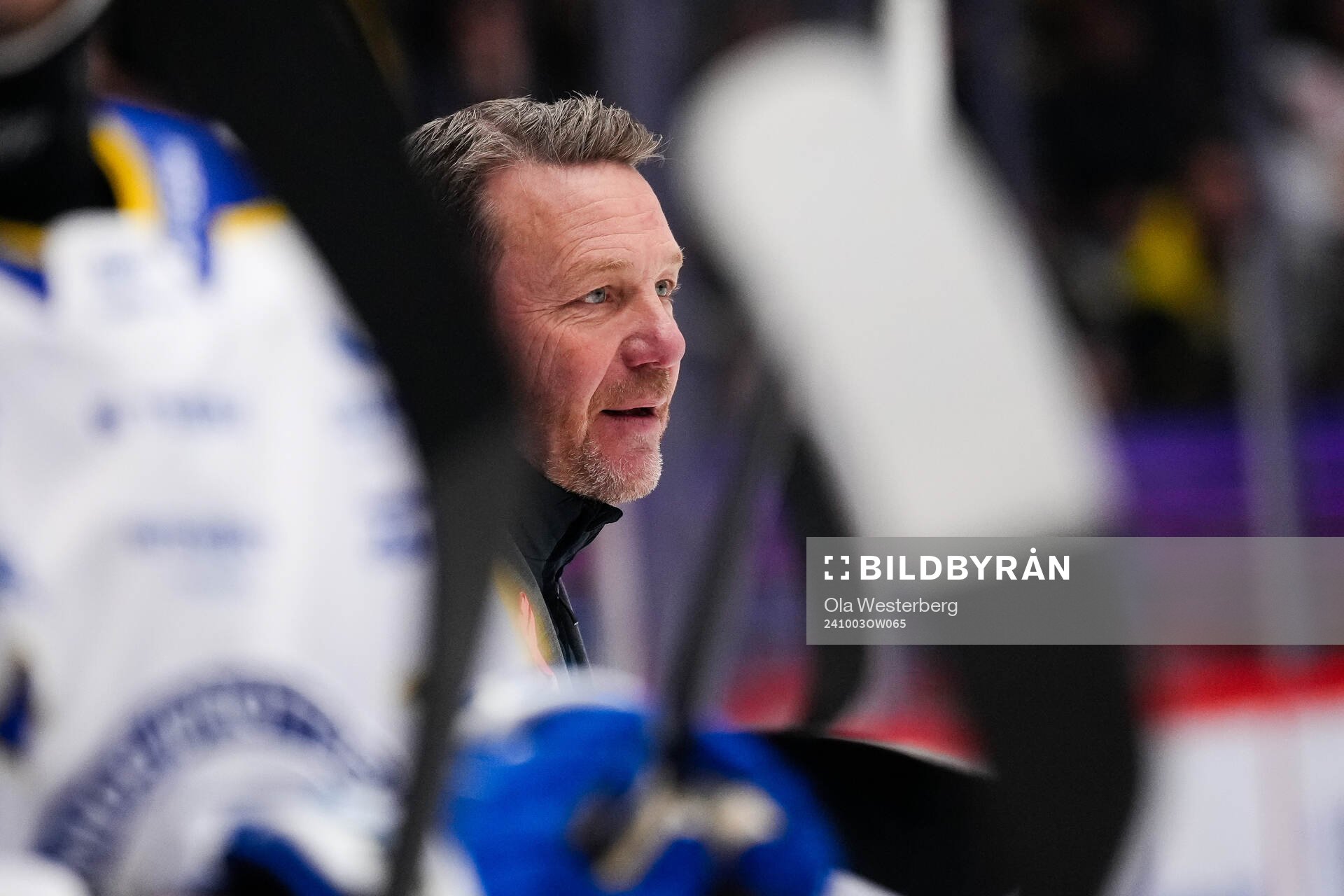 Leksands tränare Charles Berglund