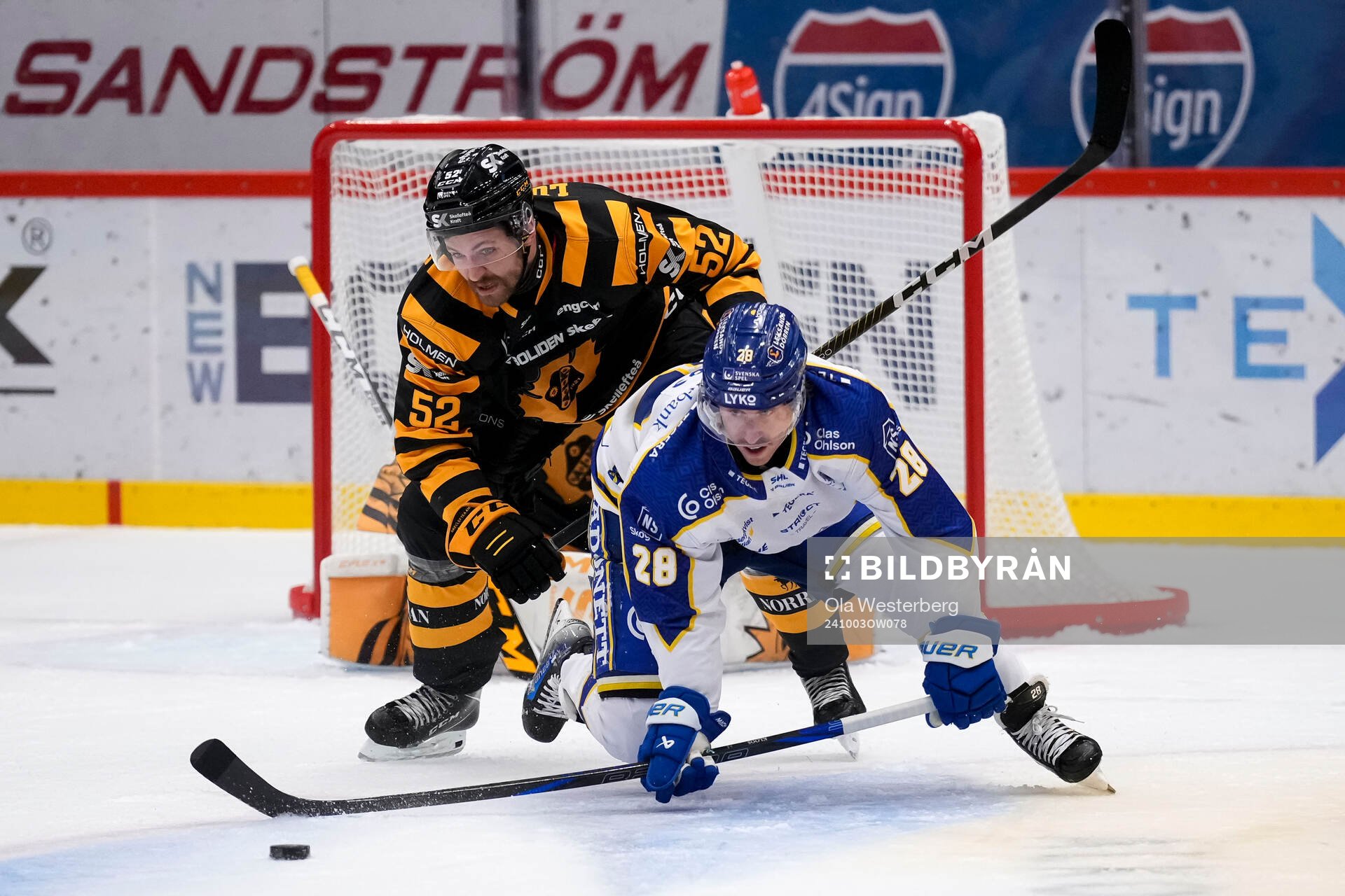 Skellefteås Arvid Lundberg och Leksands Justin Glenn Kloos