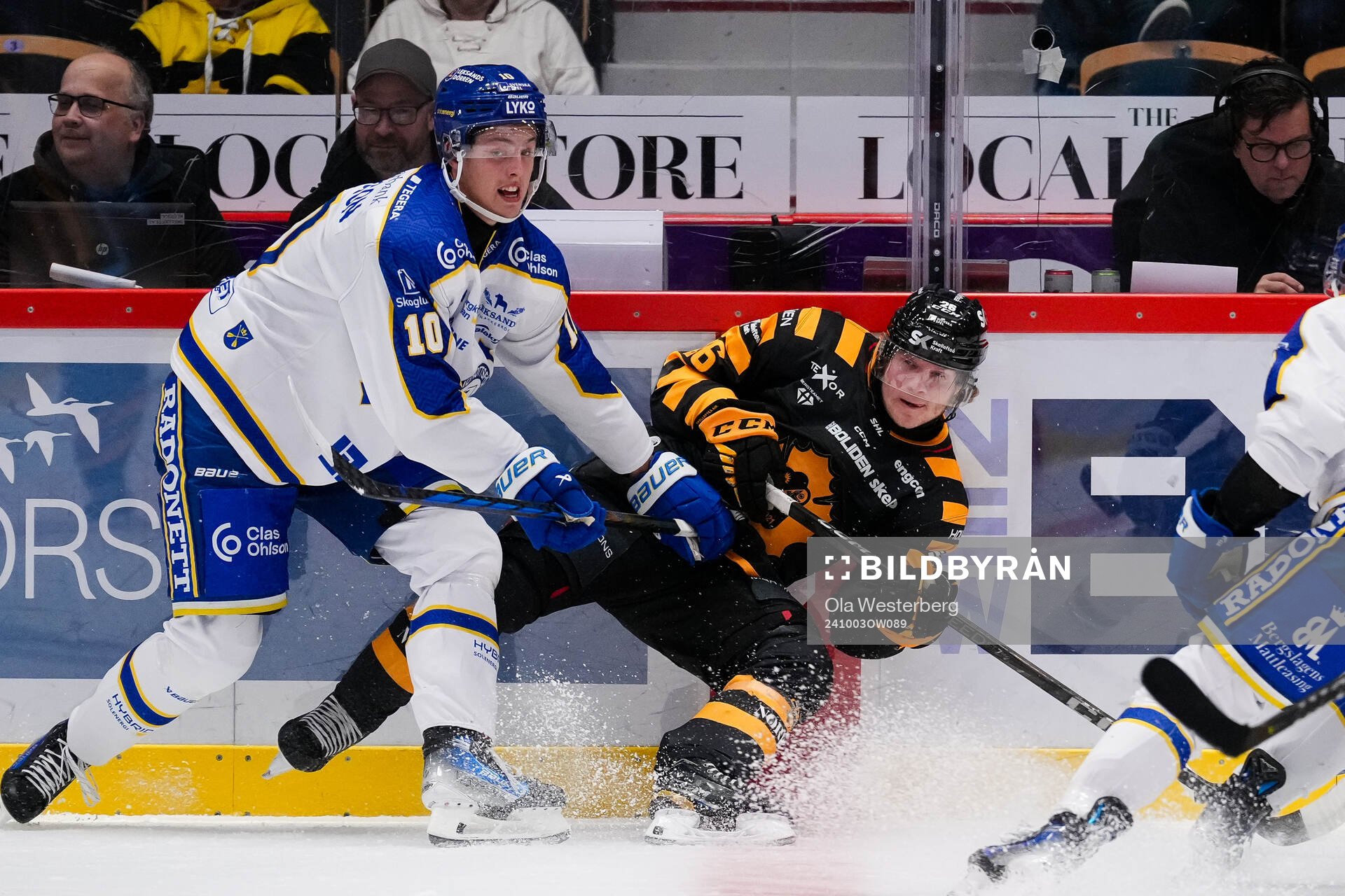 Leksands Anton Johansson och Skellefteås Anton Heikkinen