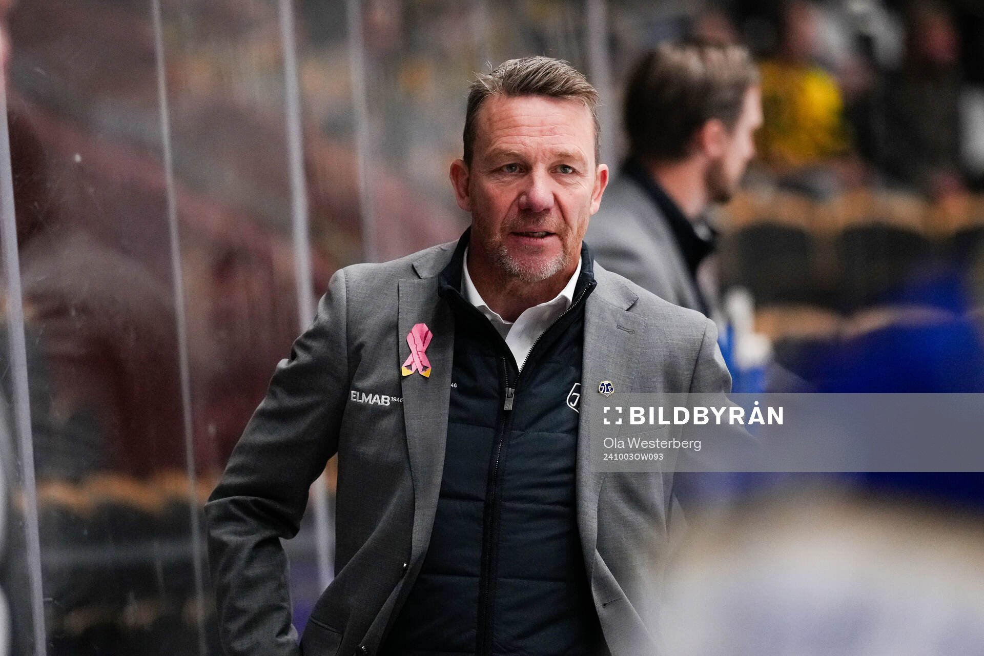 Leksands tränare Charles Berglund