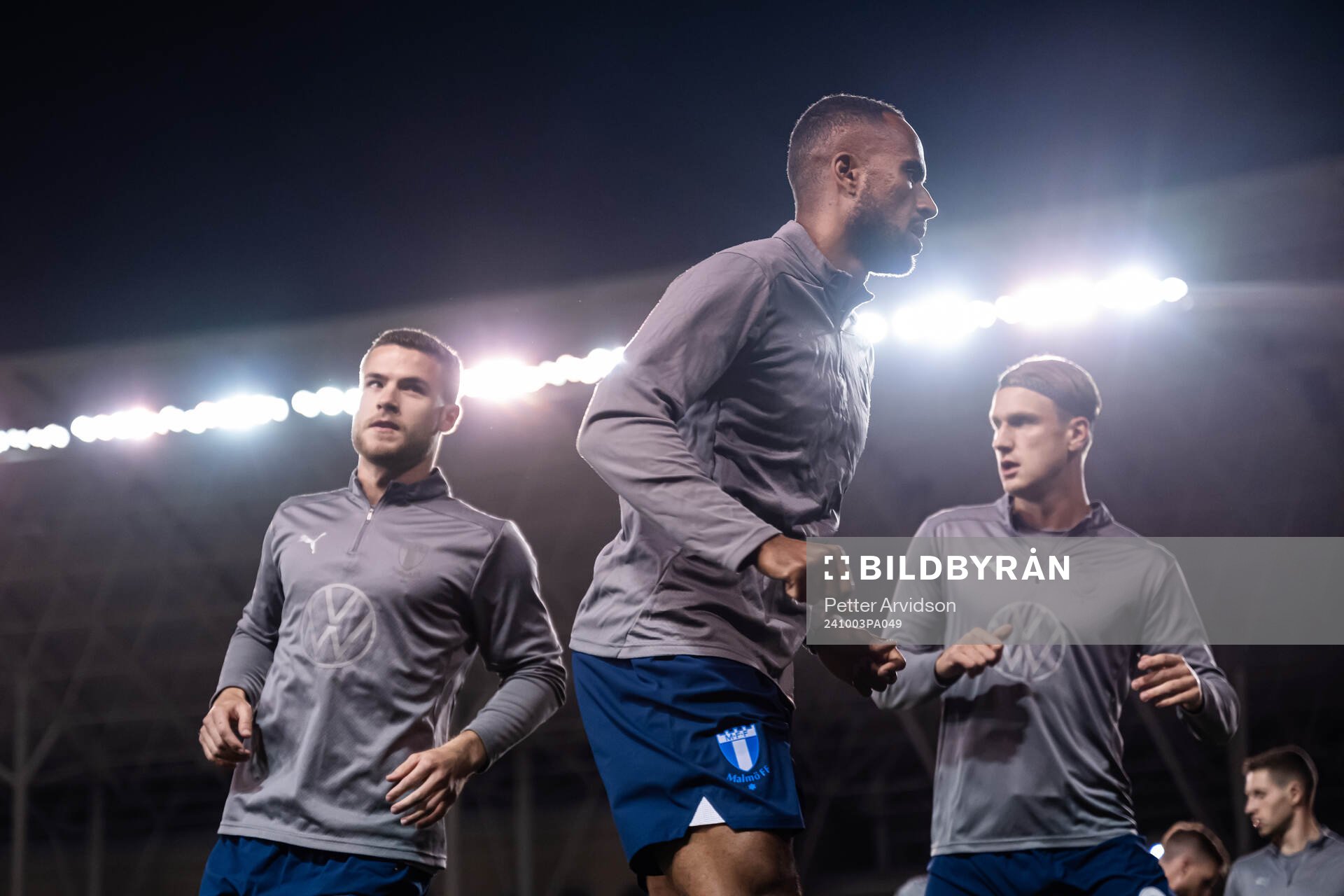 Oliver Berg, Isaac Kiese Thelin, and Jens Stryger Larsen of