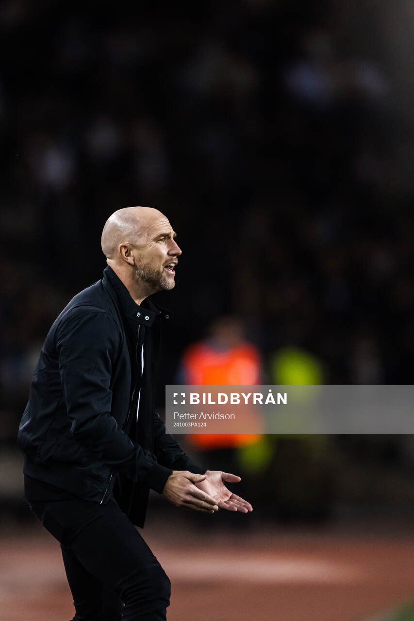Head coach Henrik Rydström of Malmö FF