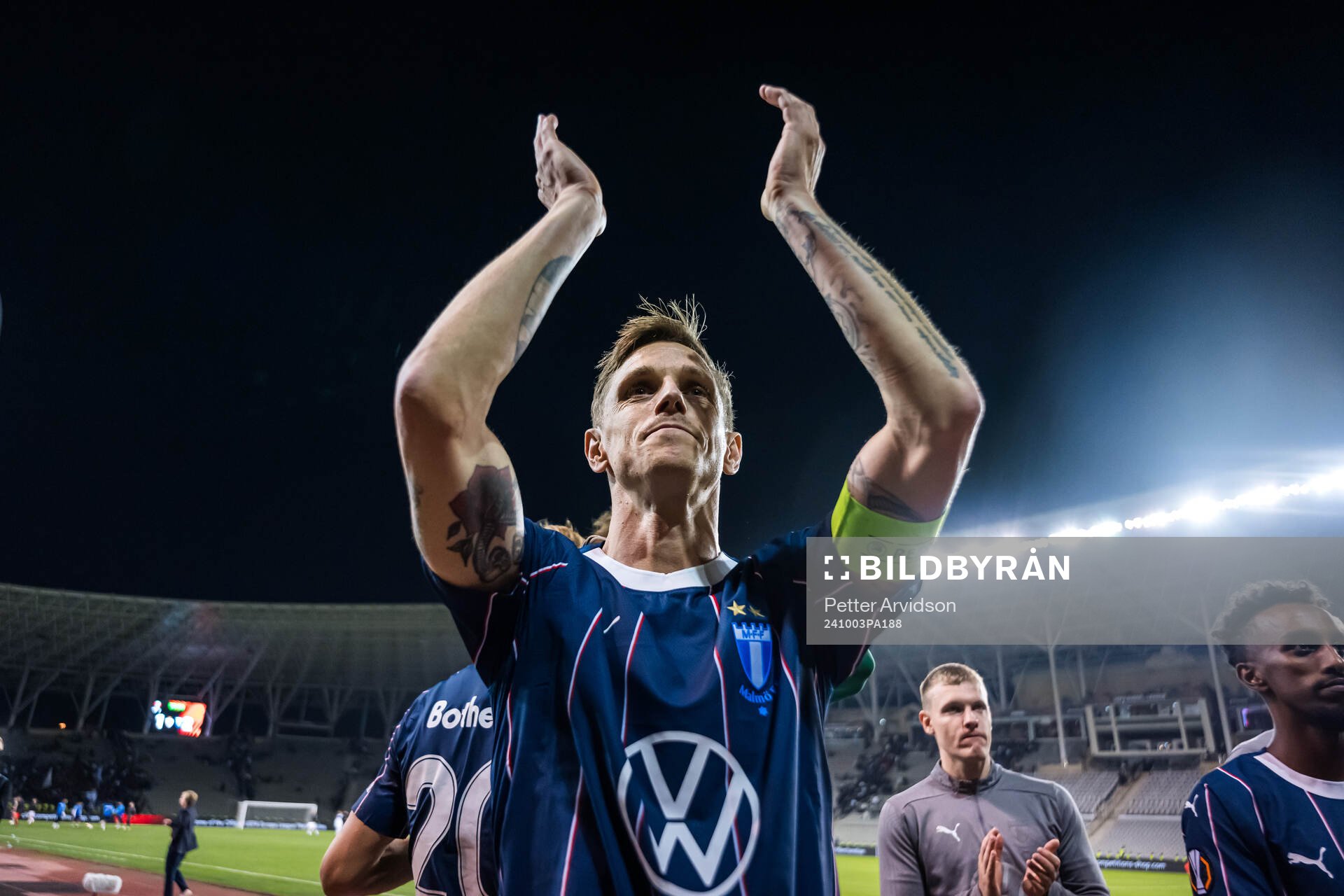 Søren Rieks of Malmö FF celebrates