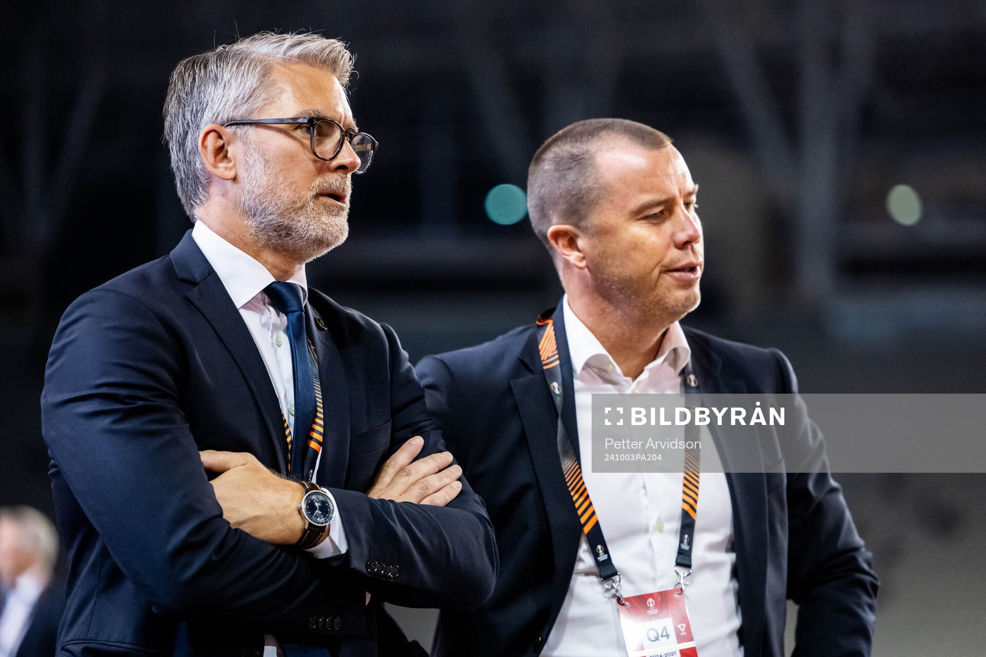 CEO Niclas Carlnen and Sports director Daniel Andersson of