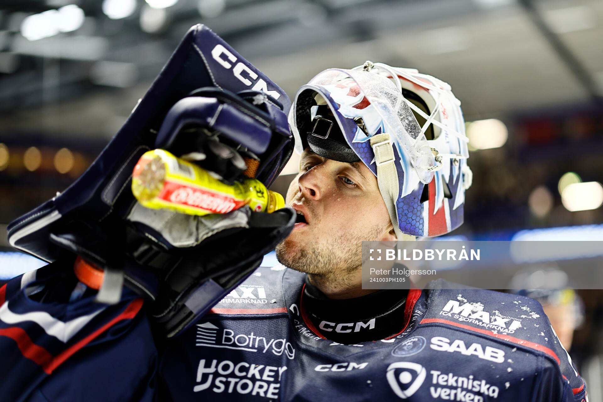 Linköpings målvakt Christian Heljanko